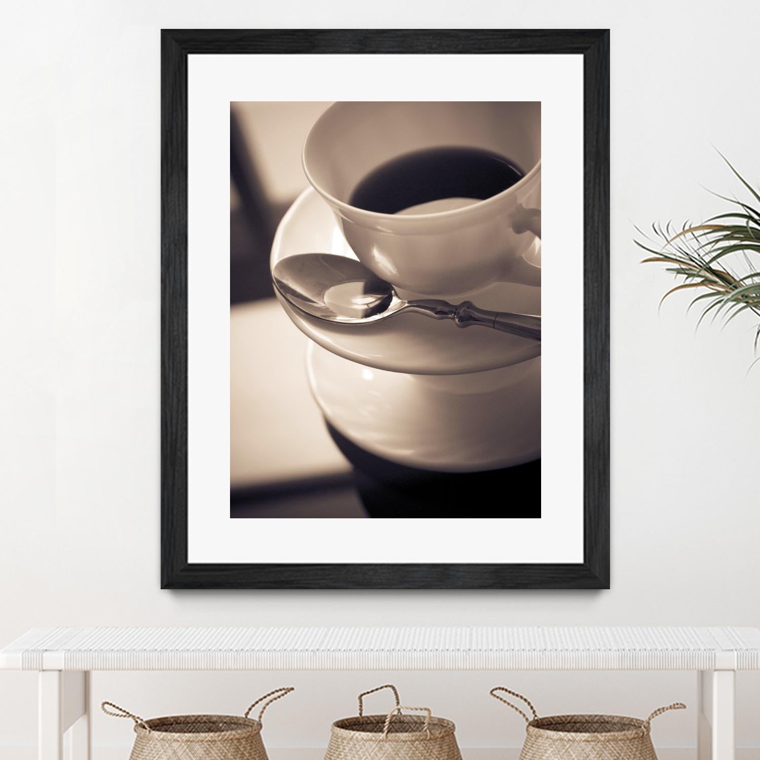 Arôme du matin by Jean-François Dupuis on GIANT ART - beige still life sépia