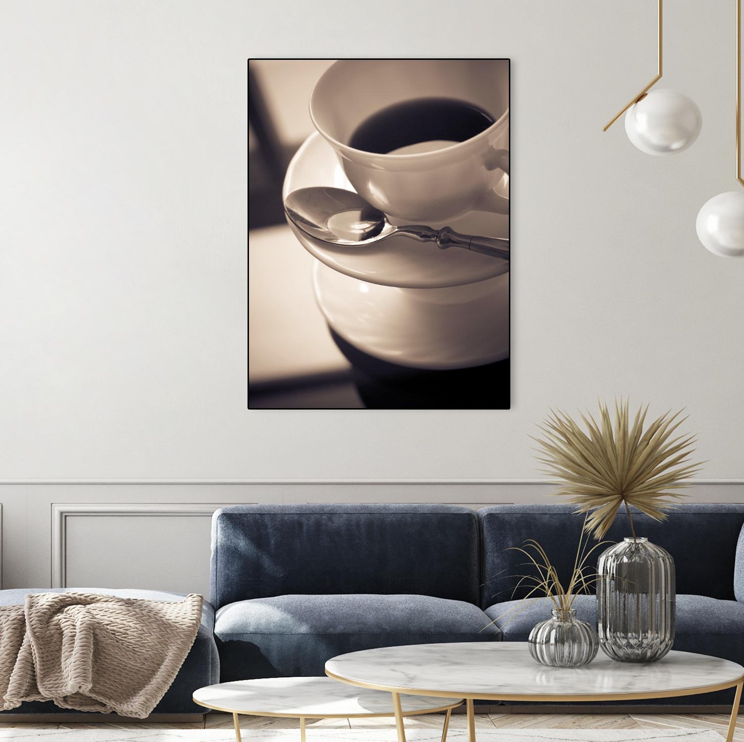 Arôme du matin by Jean-François Dupuis on GIANT ART - black kitchen