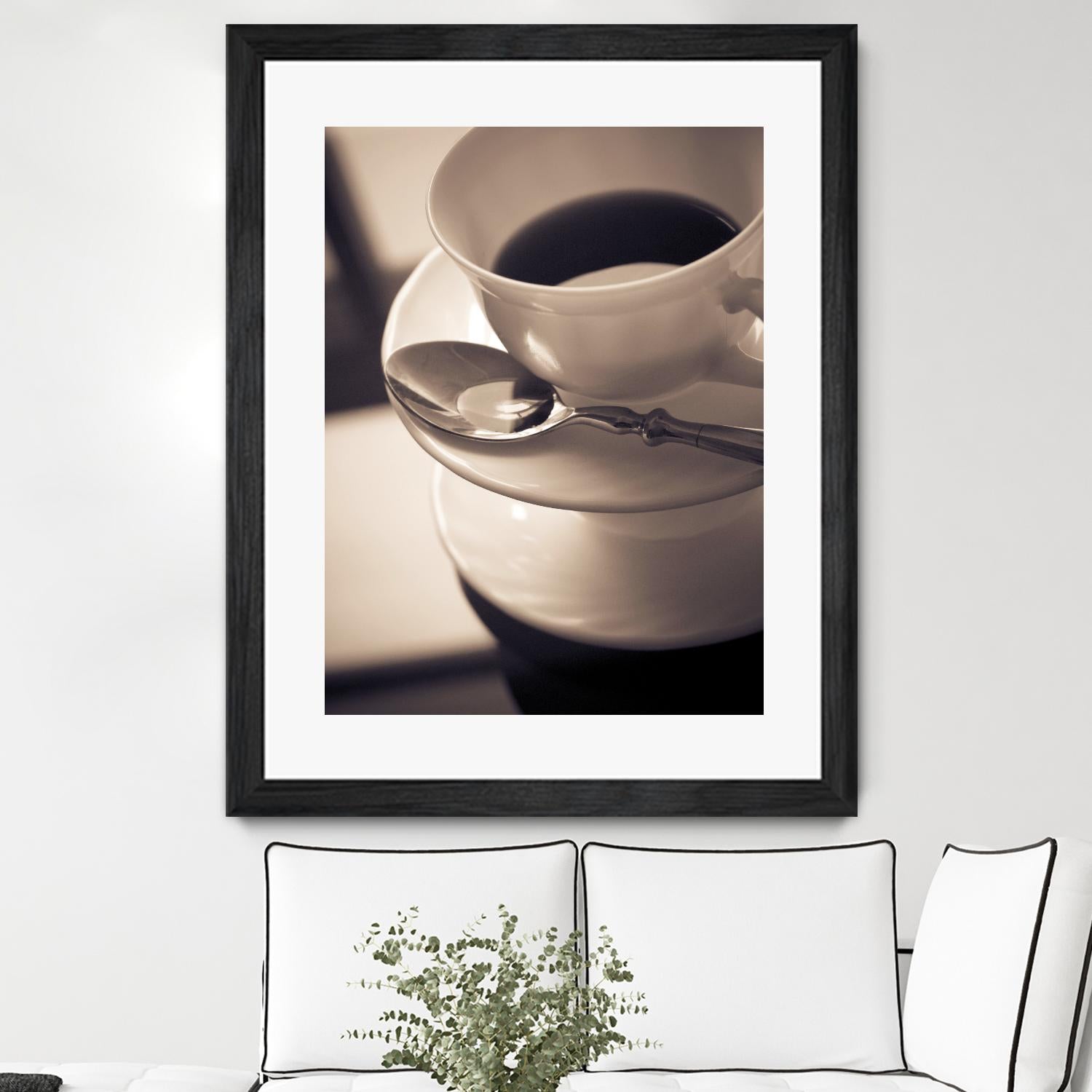 Arôme du matin by Jean-François Dupuis on GIANT ART - beige still life sépia