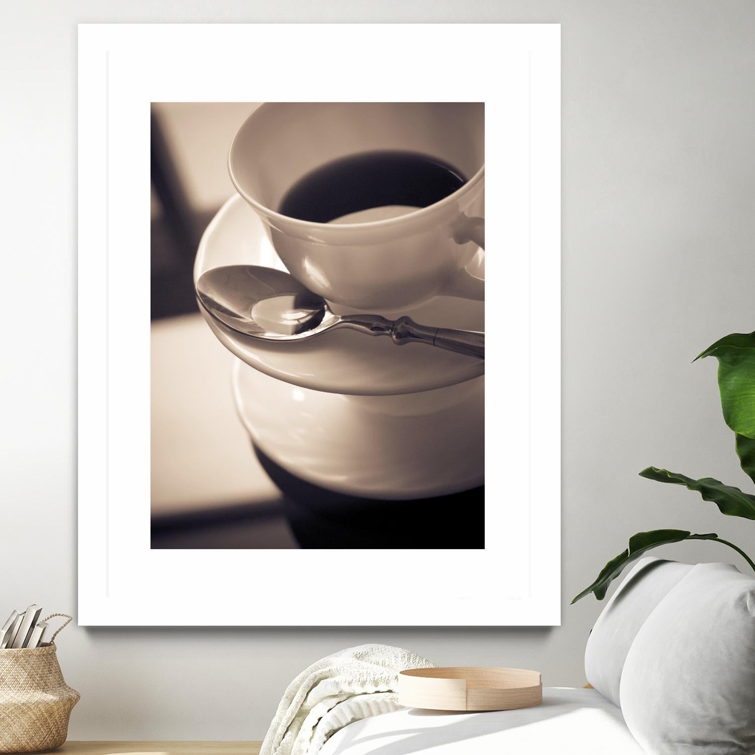 Arôme du matin by Jean-François Dupuis on GIANT ART - beige still life sépia