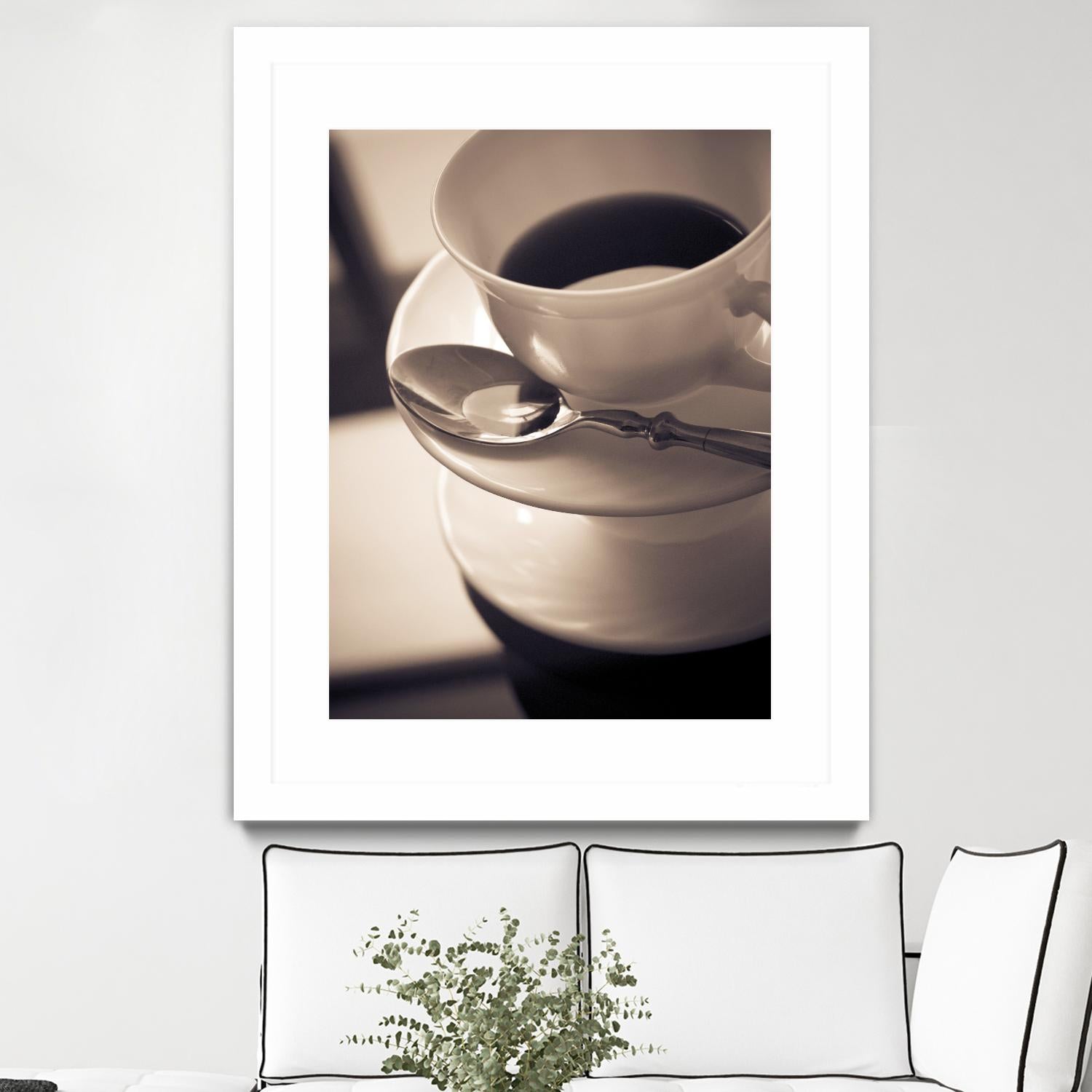 Arôme du matin by Jean-François Dupuis on GIANT ART - beige still life sépia