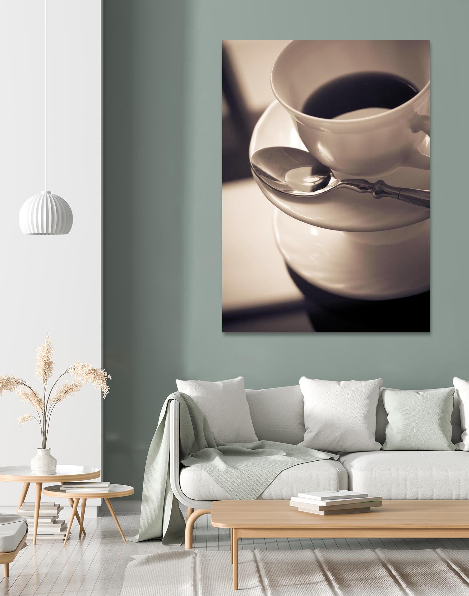 Arôme du matin by Jean-François Dupuis on GIANT ART - beige still life sépia