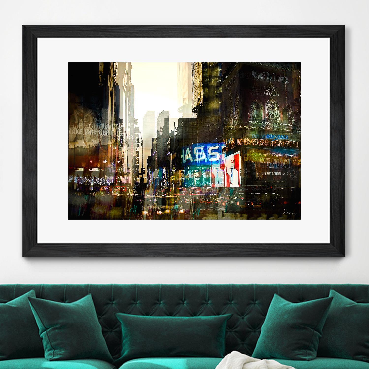 Zenithlights by Jean-François Dupuis on GIANT ART - blue photography city center