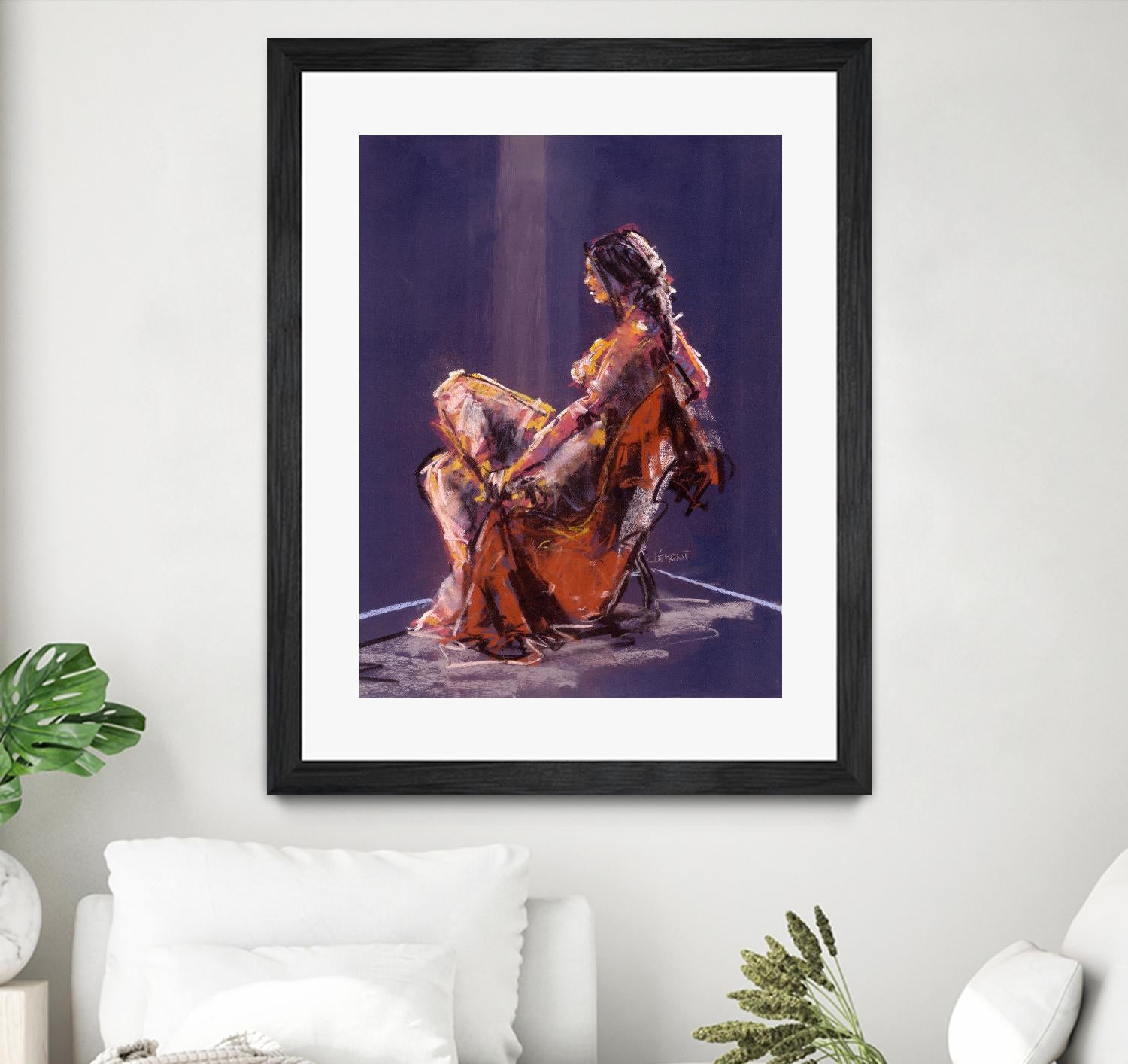 Vidra by Jacques Clement on GIANT ART - beige nude