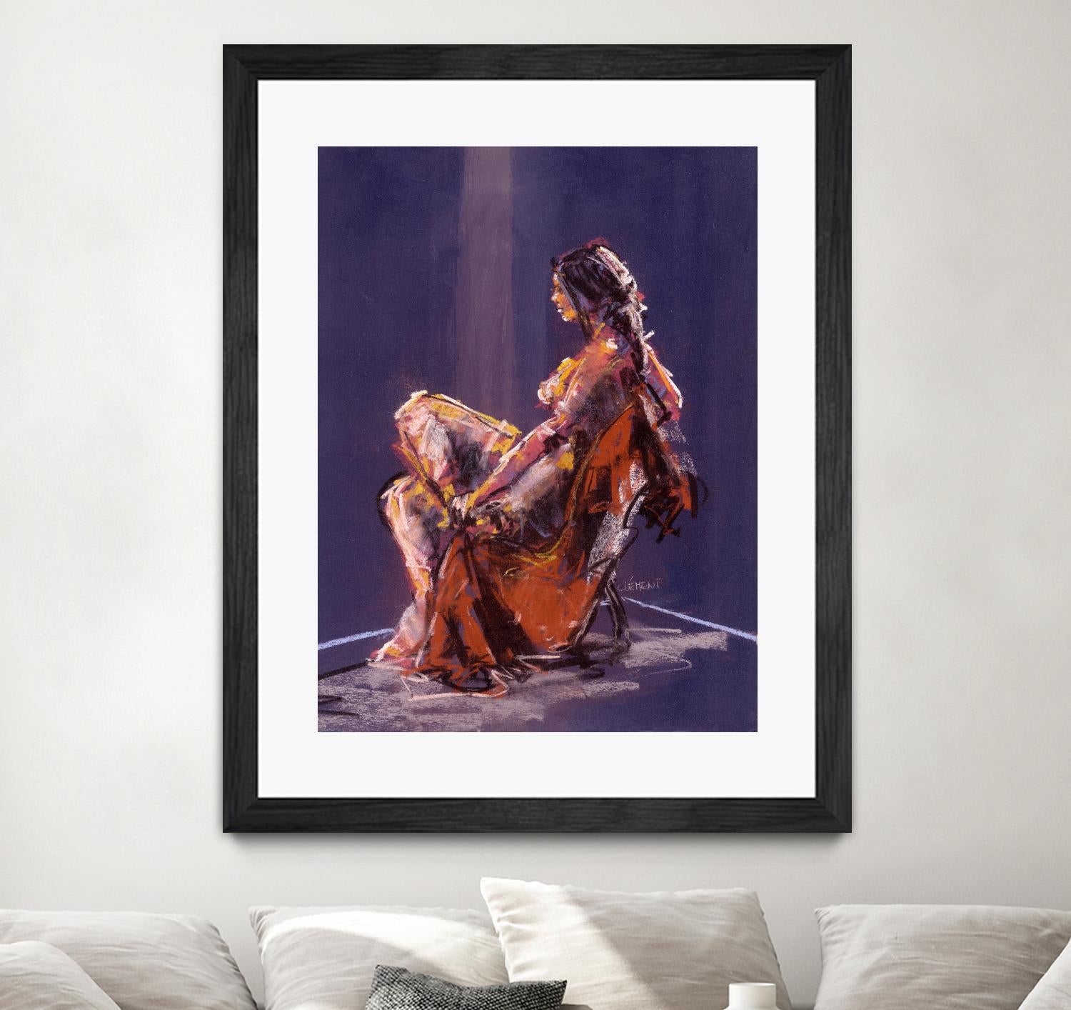 Vidra by Jacques Clement on GIANT ART - beige nude