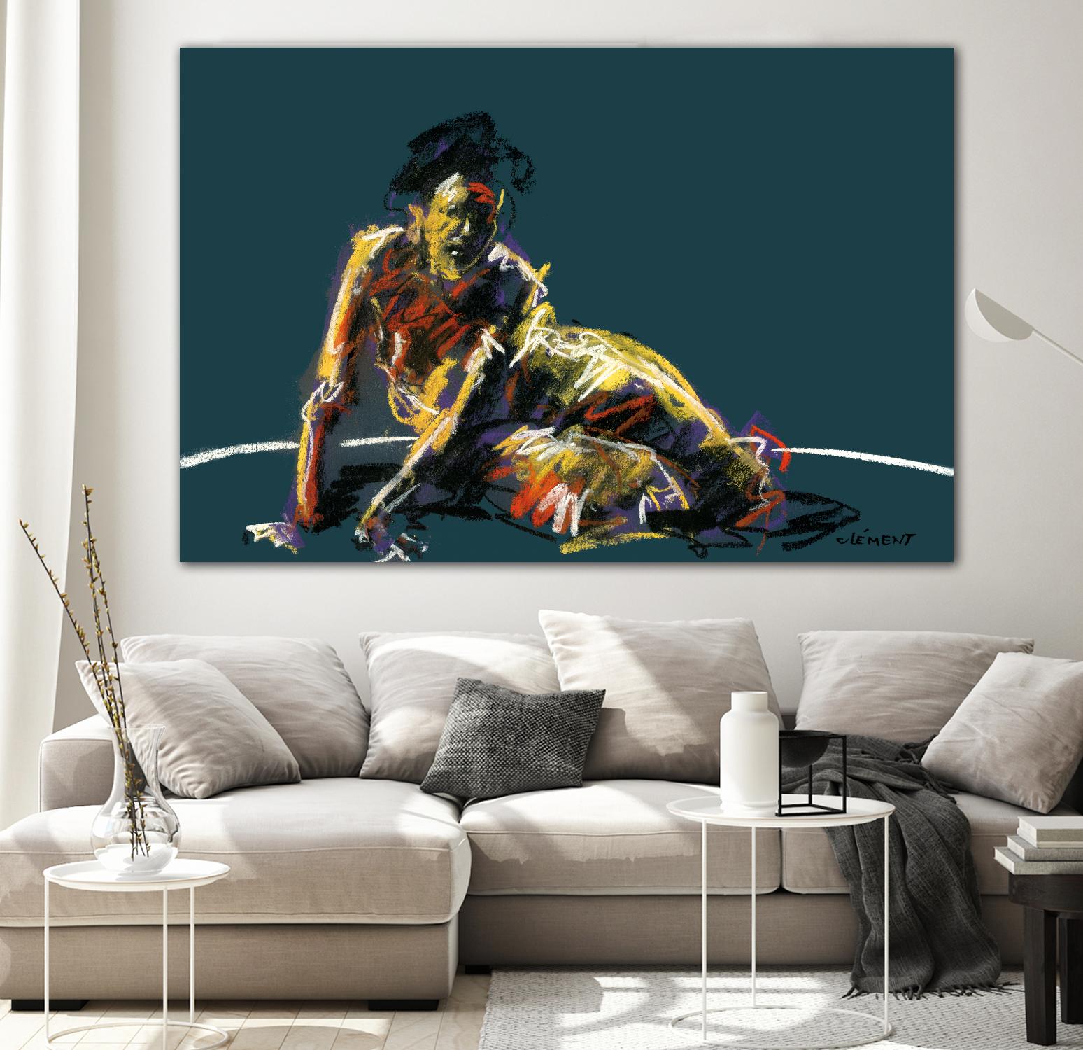 Nude II by Jacques Clement on GIANT ART - beige nude