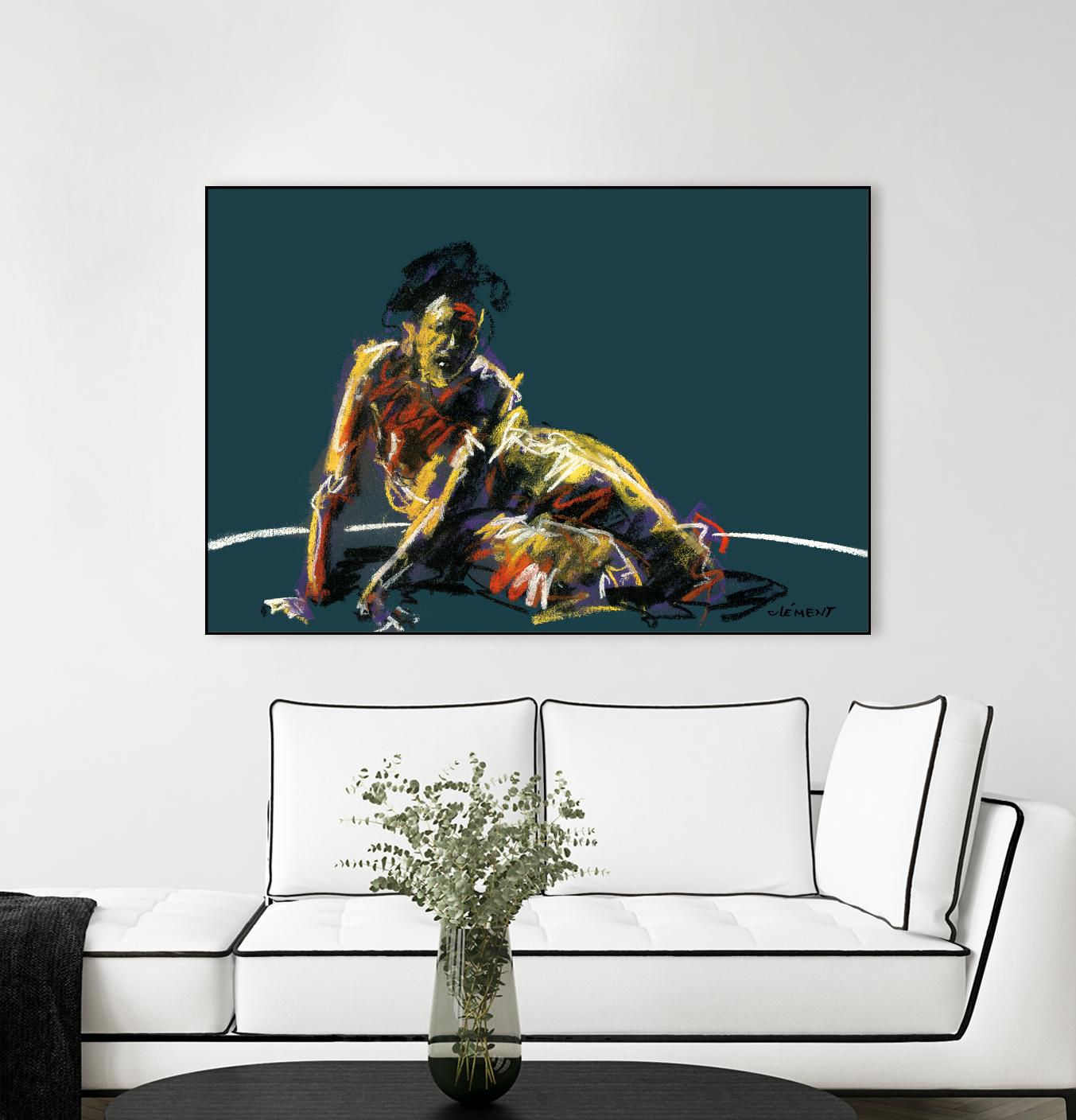 Nude II by Jacques Clement on GIANT ART - beige nude