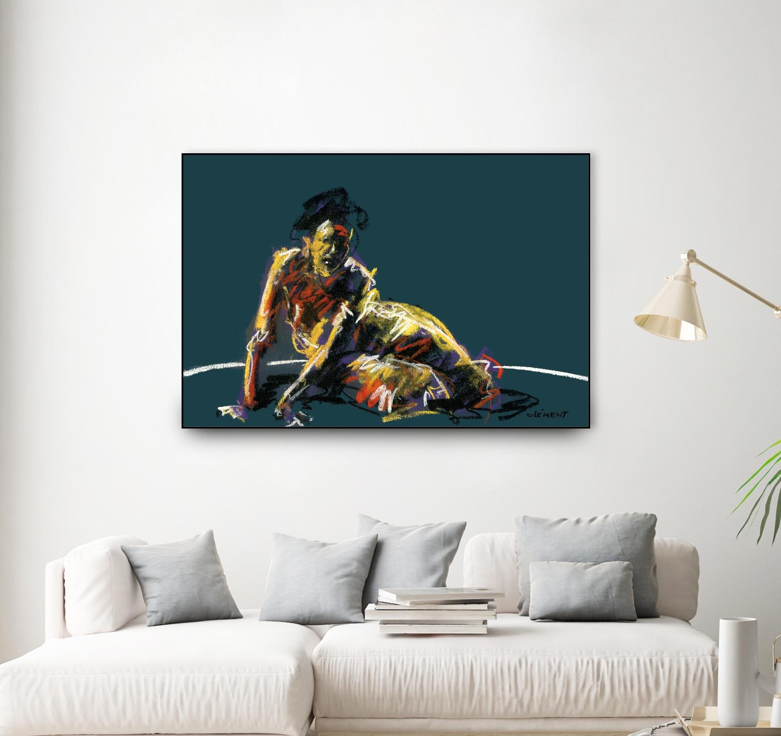 Nude II by Jacques Clement on GIANT ART - beige nude