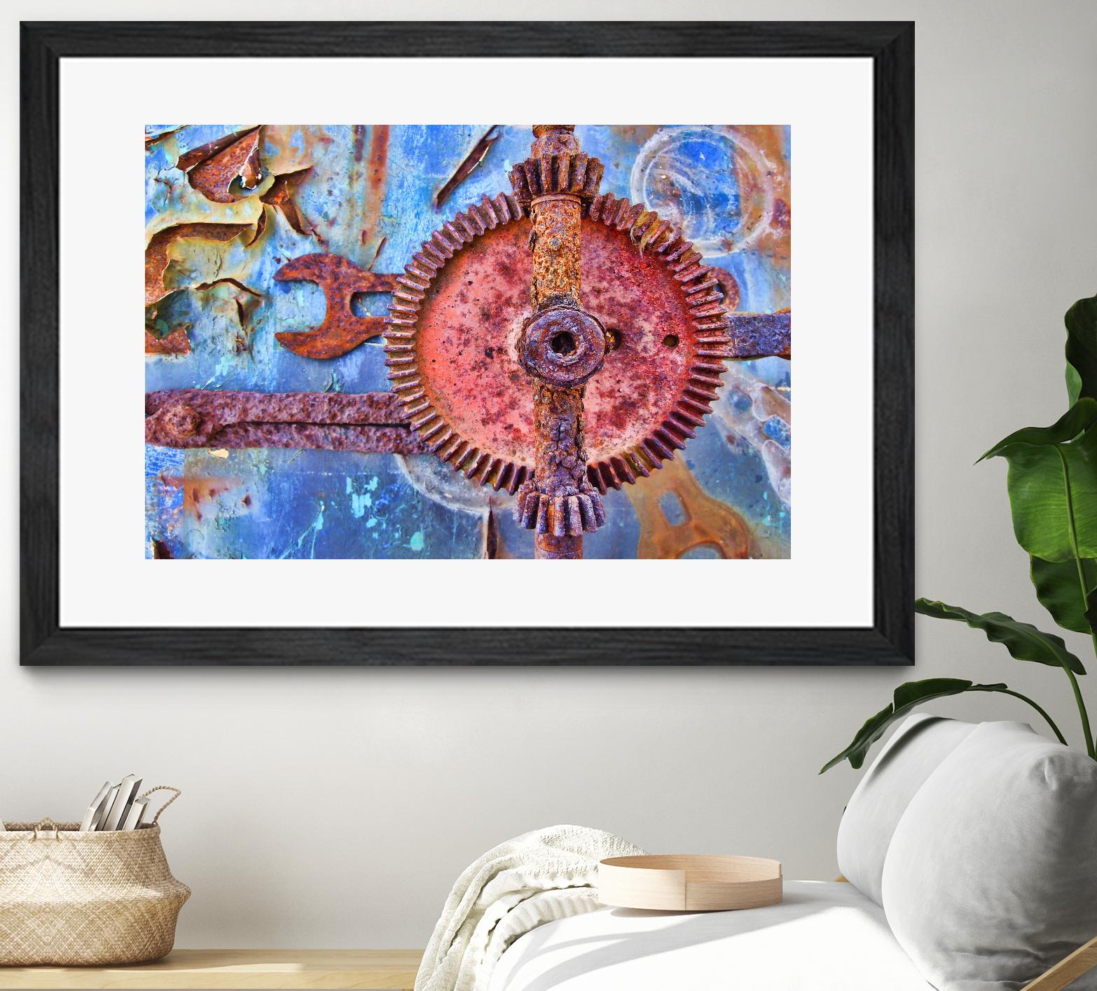 Rusty Gear by Jean-François Dupuis on GIANT ART - pink still life factory