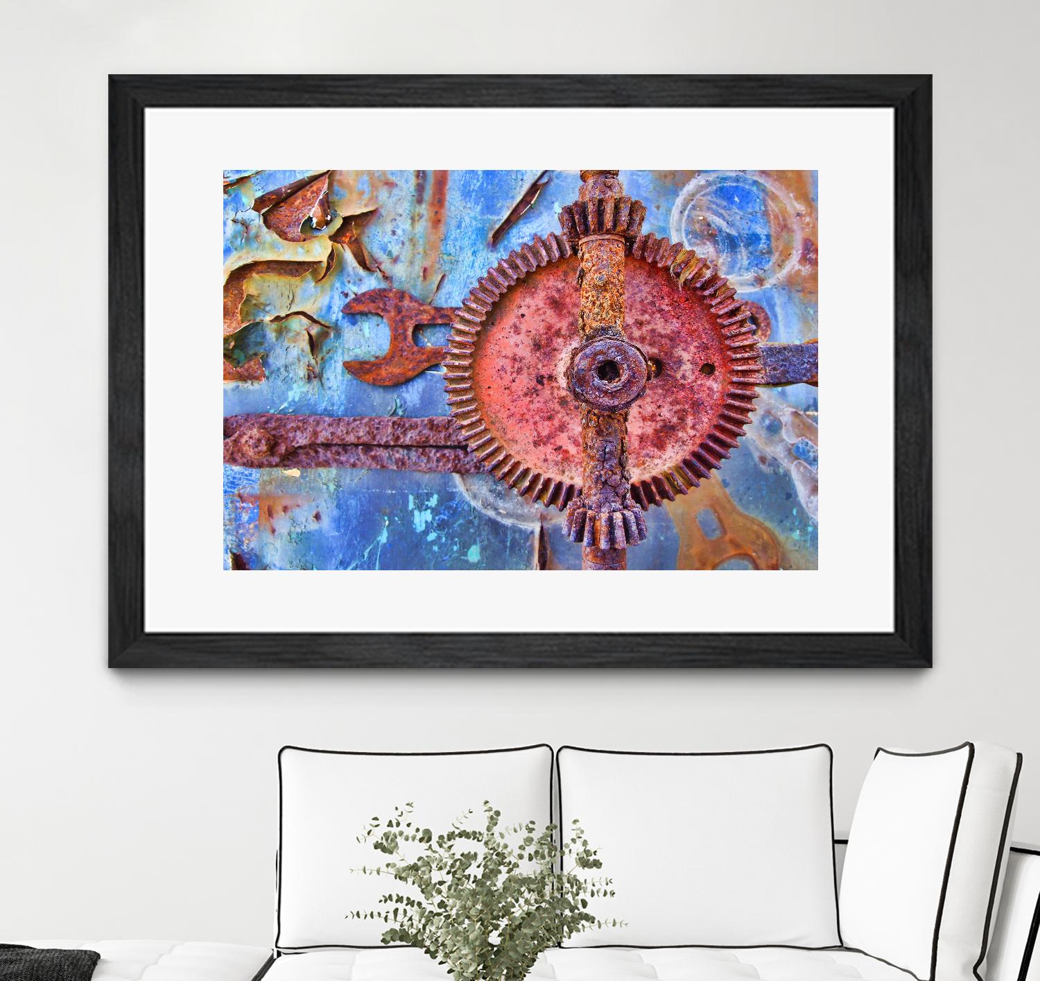 Rusty Gear by Jean-François Dupuis on GIANT ART - pink still life factory