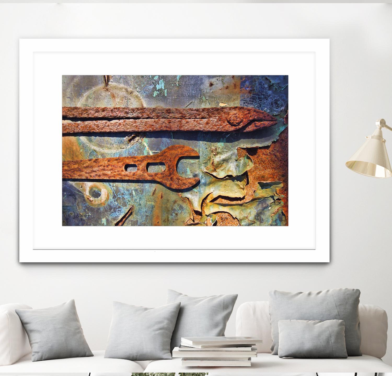 Rusty Tools I by Jean-François Dupuis on GIANT ART - orange still life factory