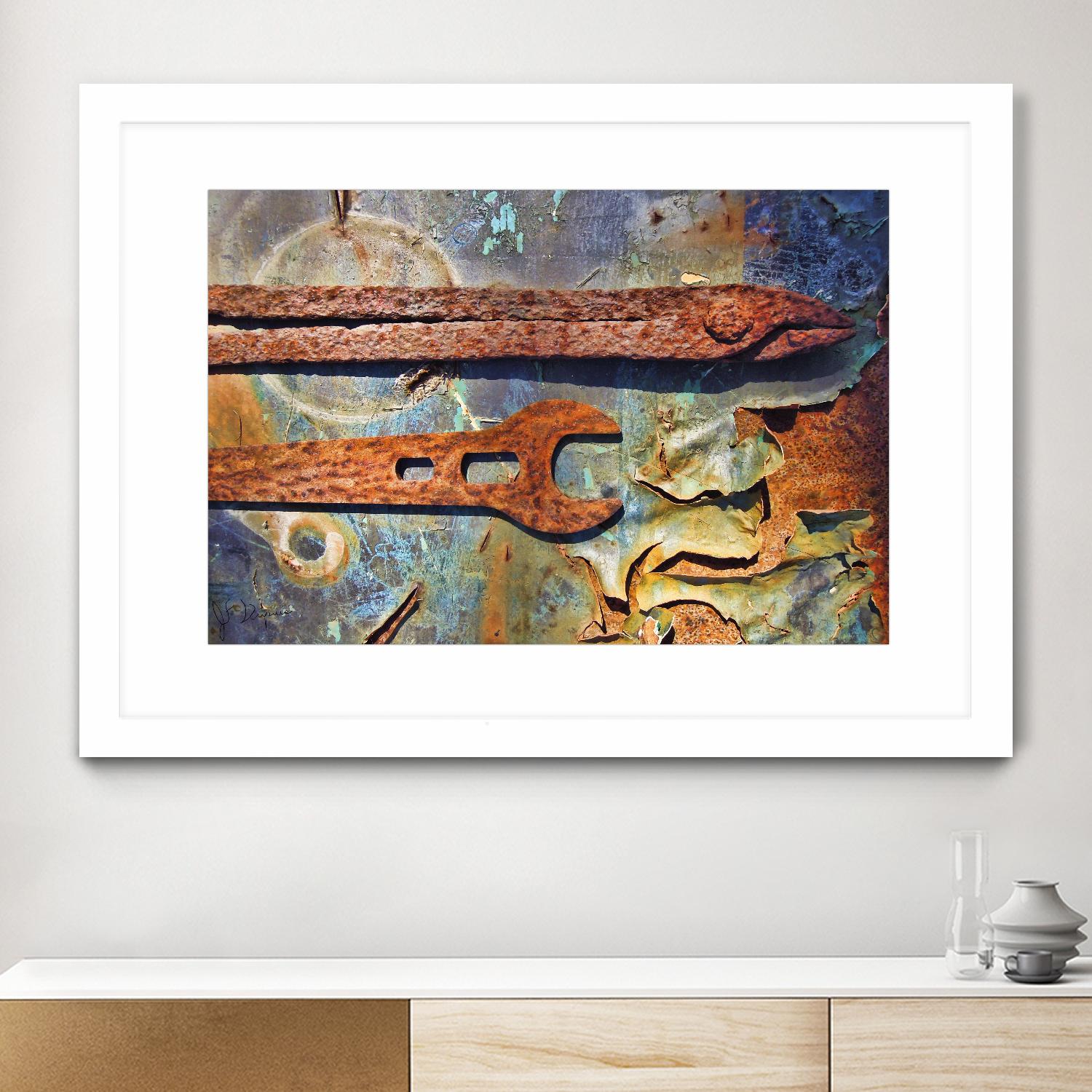 Rusty Tools I by Jean-François Dupuis on GIANT ART - orange still life factory