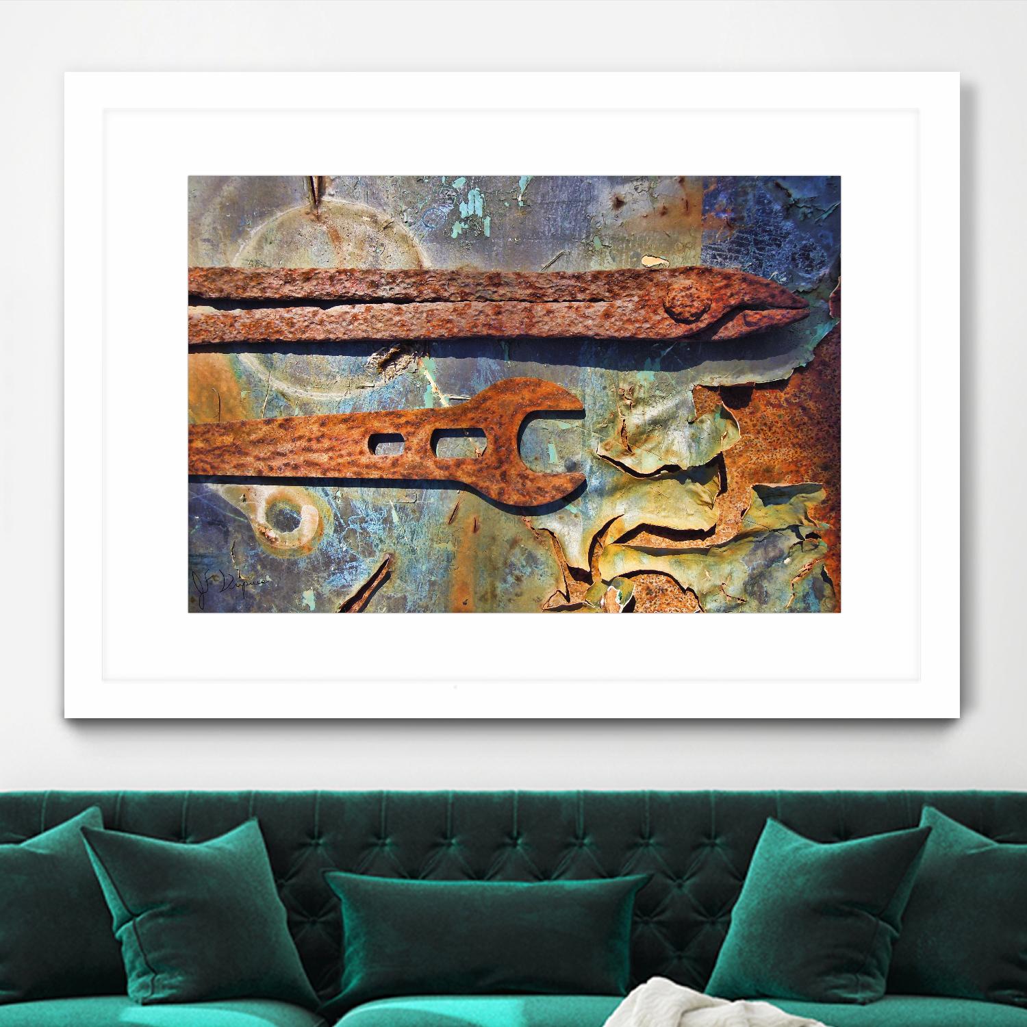 Rusty Tools I by Jean-François Dupuis on GIANT ART - orange still life factory