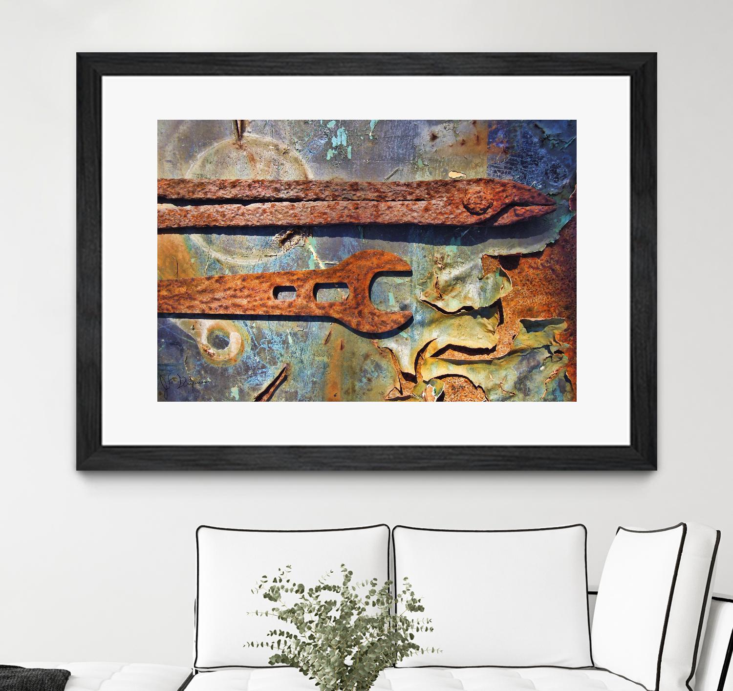 Rusty Tools I by Jean-François Dupuis on GIANT ART - orange still life factory