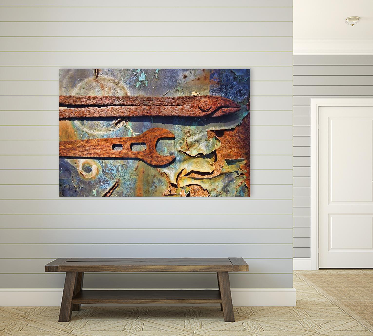 Rusty Tools I by Jean-François Dupuis on GIANT ART - orange still life factory