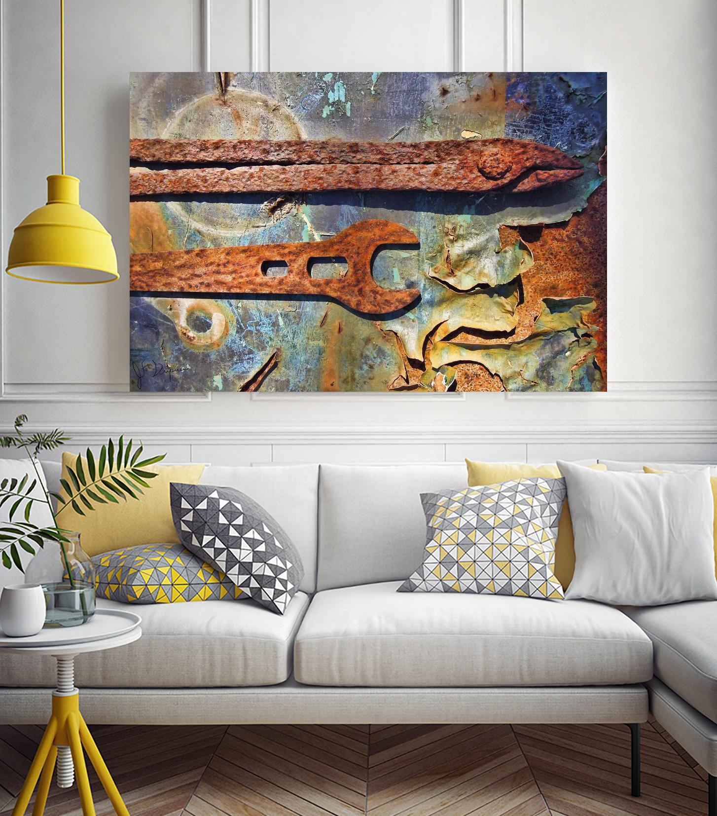 Rusty Tools I by Jean-François Dupuis on GIANT ART - orange still life factory