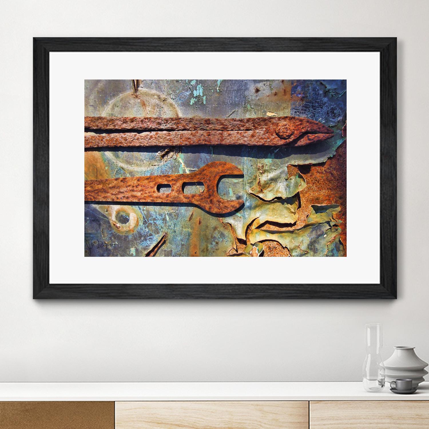 Rusty Tools I by Jean-François Dupuis on GIANT ART - orange still life factory