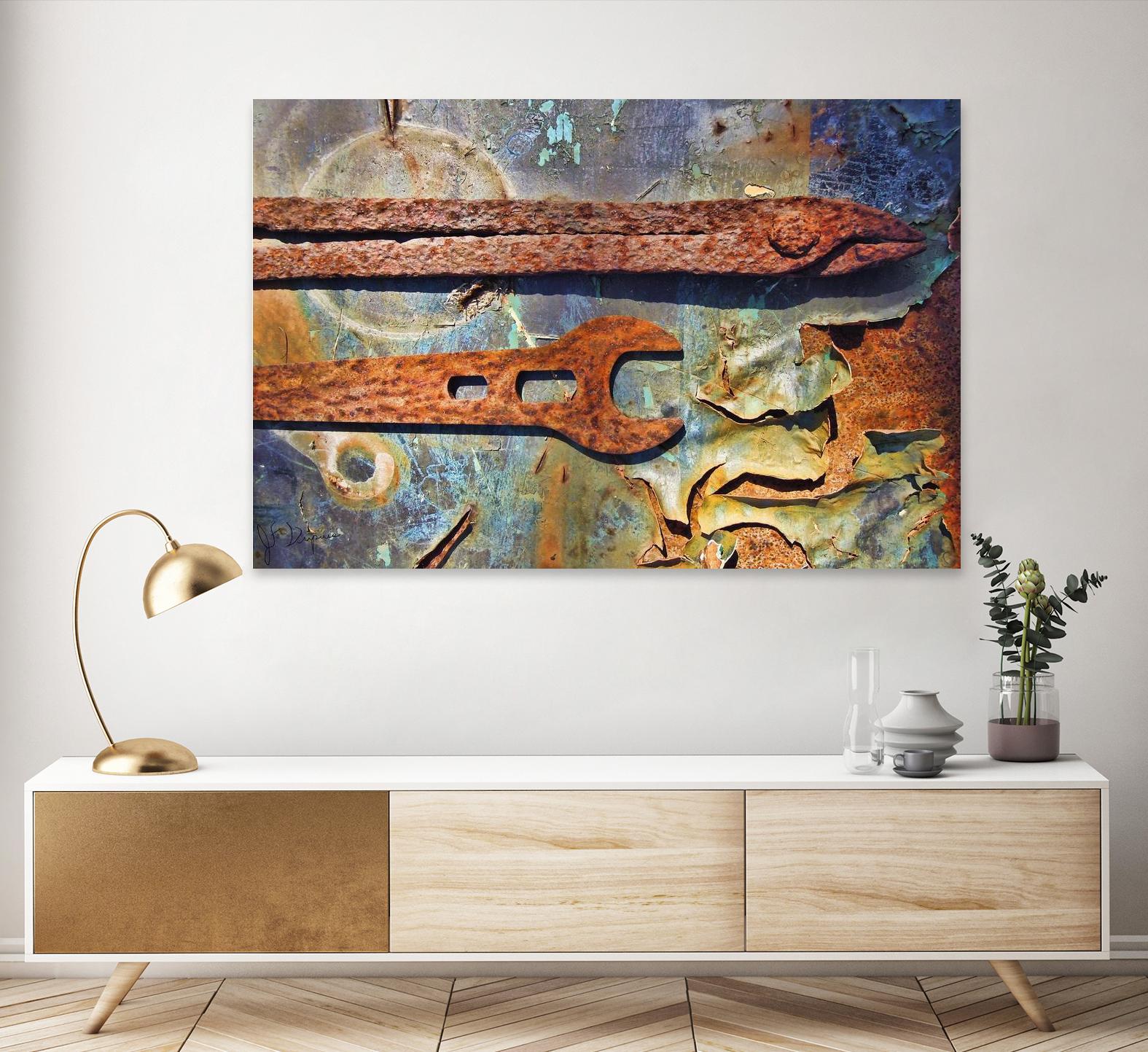 Rusty Tools I by Jean-François Dupuis on GIANT ART - orange still life factory