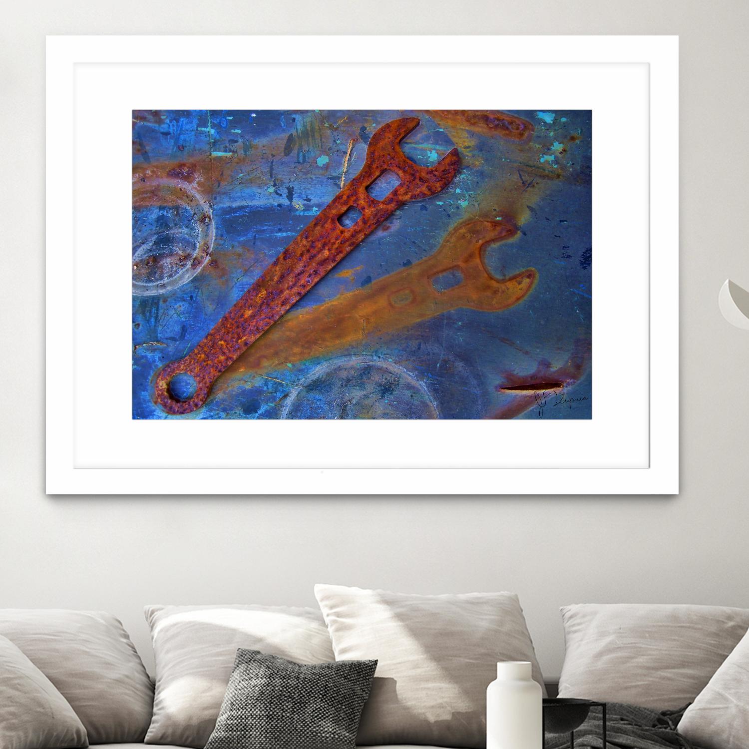 Rusty Tools II by Jean-François Dupuis on GIANT ART - orange still life rust