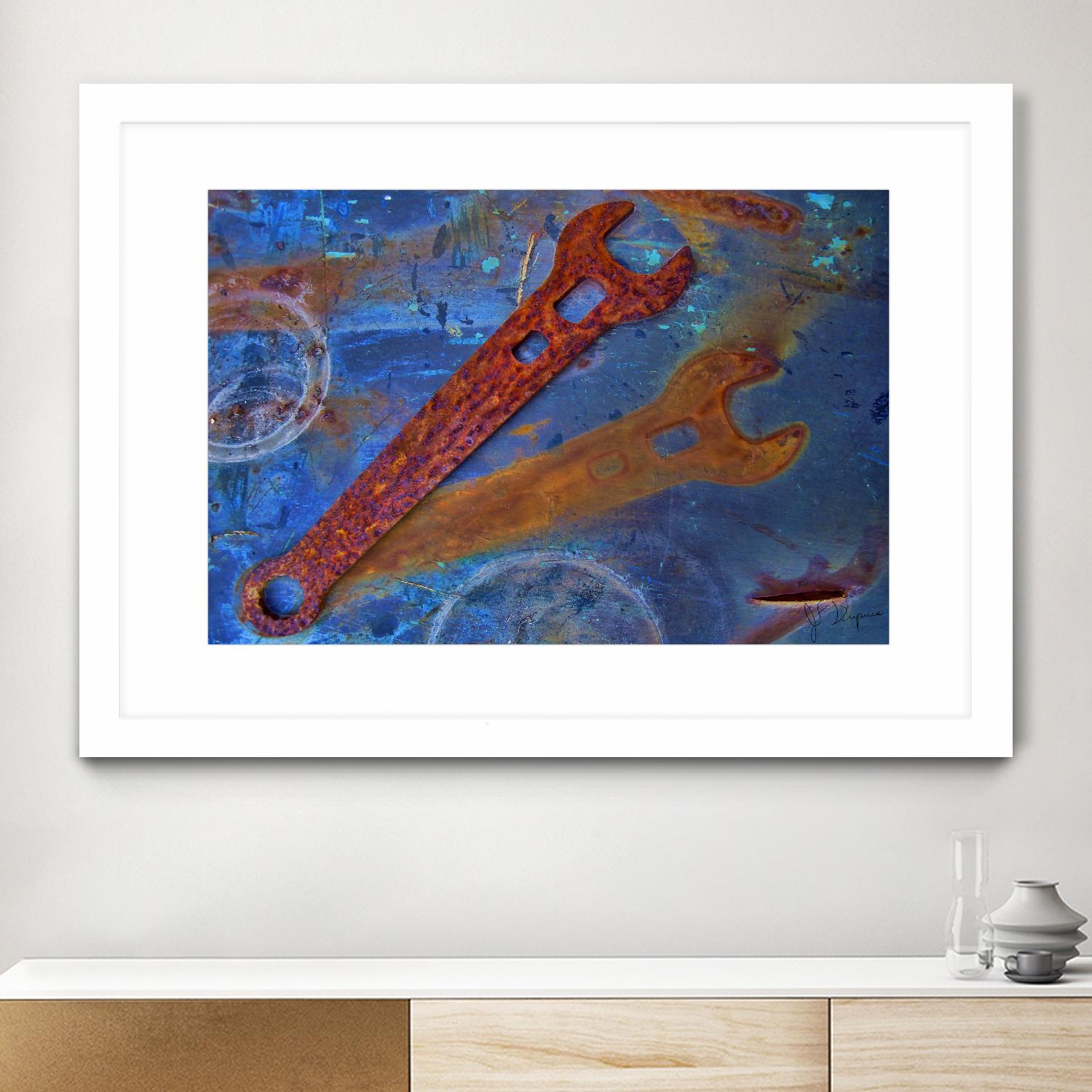 Rusty Tools II by Jean-François Dupuis on GIANT ART - orange still life rust