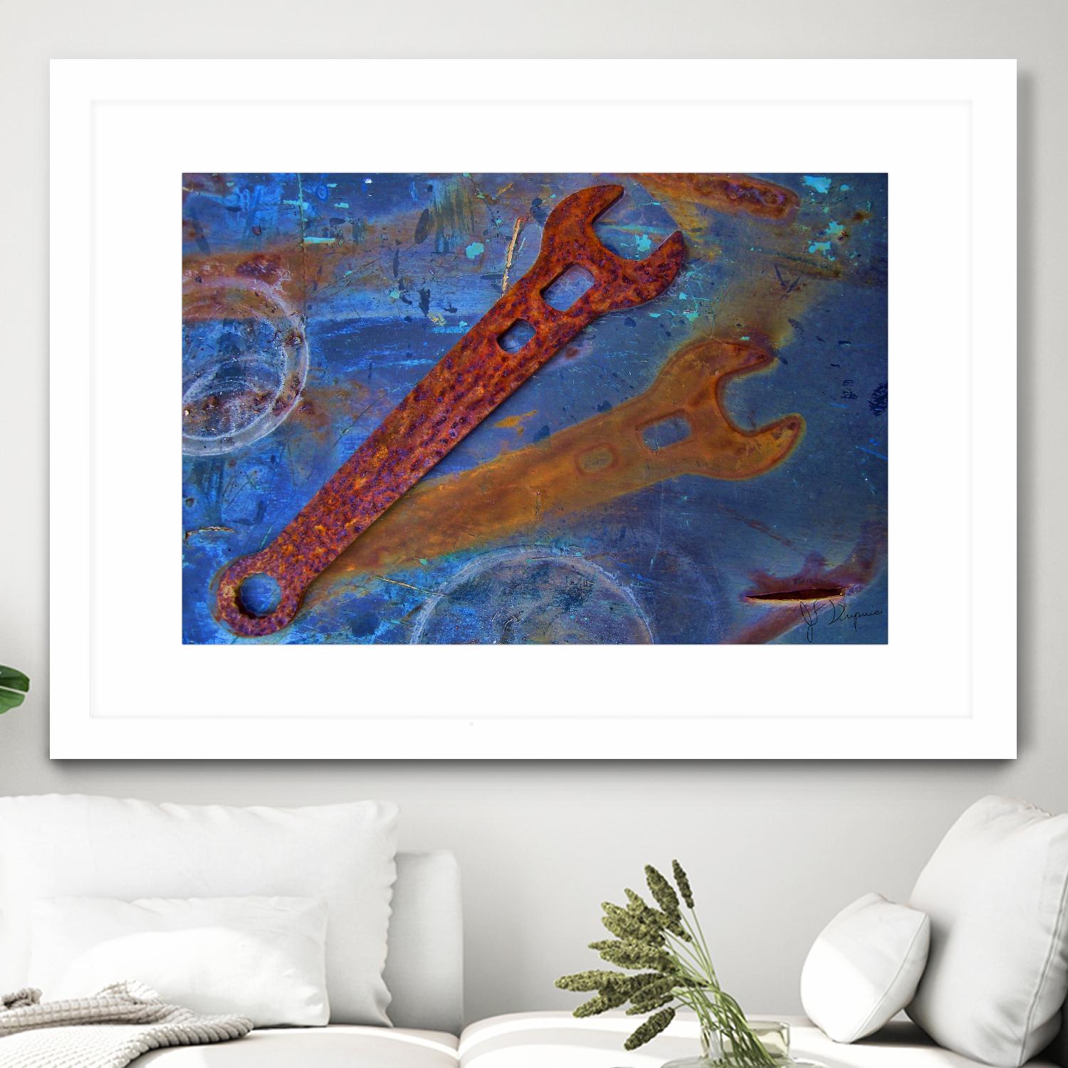 Rusty Tools II by Jean-François Dupuis on GIANT ART - orange still life rust