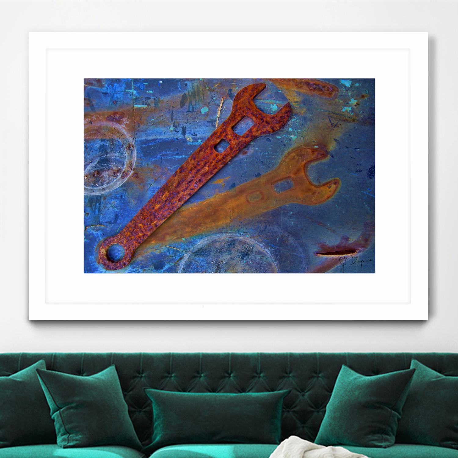 Rusty Tools II by Jean-François Dupuis on GIANT ART - orange still life rust