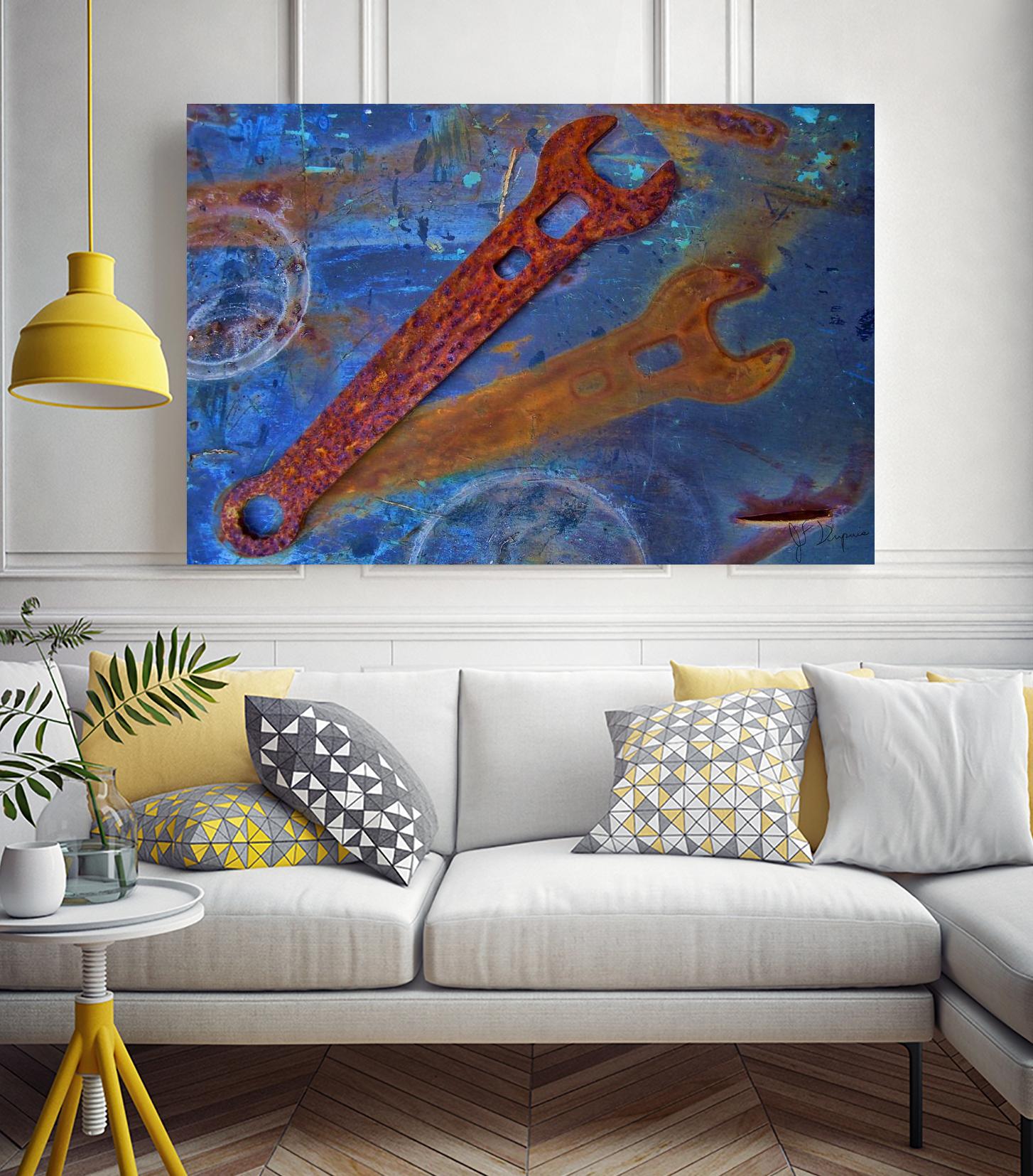 Rusty Tools II by Jean-François Dupuis on GIANT ART - orange still life rust