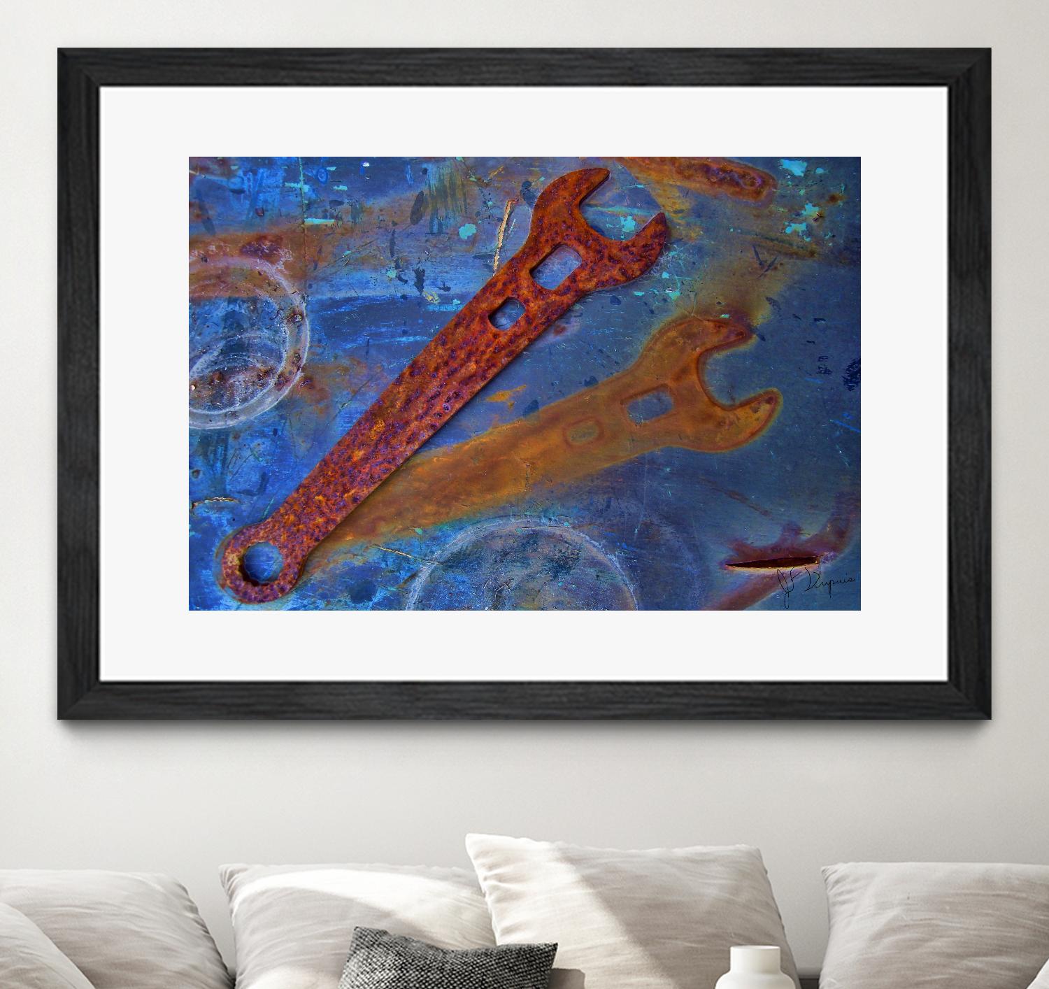 Rusty Tools II by Jean-François Dupuis on GIANT ART - orange still life rust