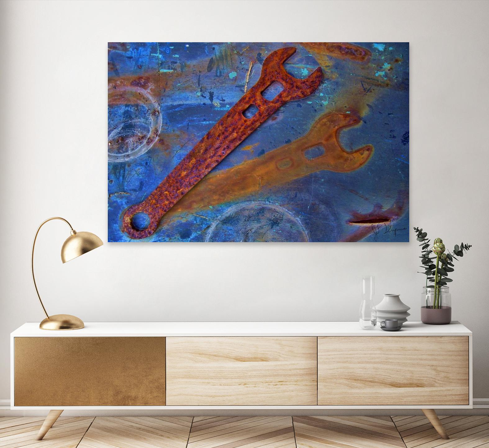 Rusty Tools II by Jean-François Dupuis on GIANT ART - orange still life rust