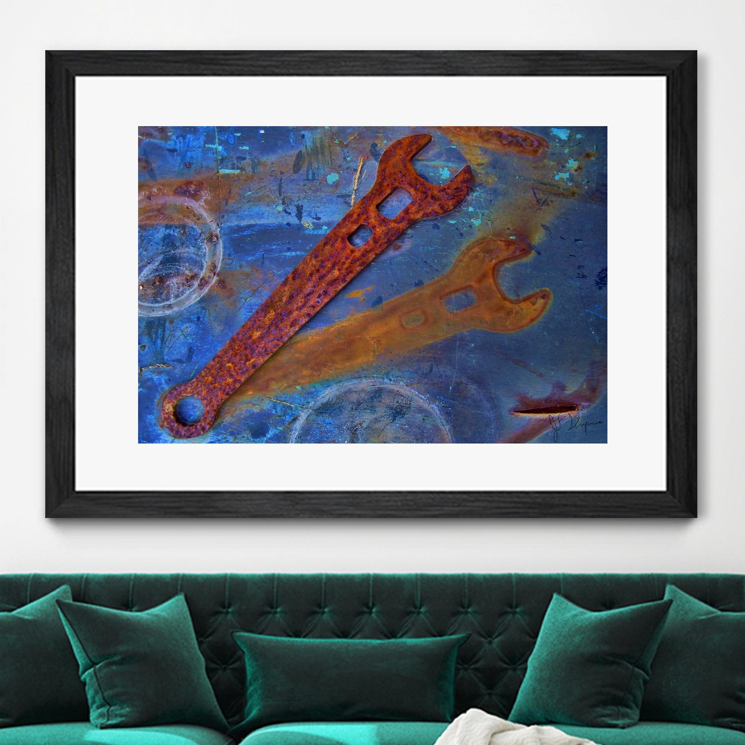 Rusty Tools II by Jean-François Dupuis on GIANT ART - orange still life rust