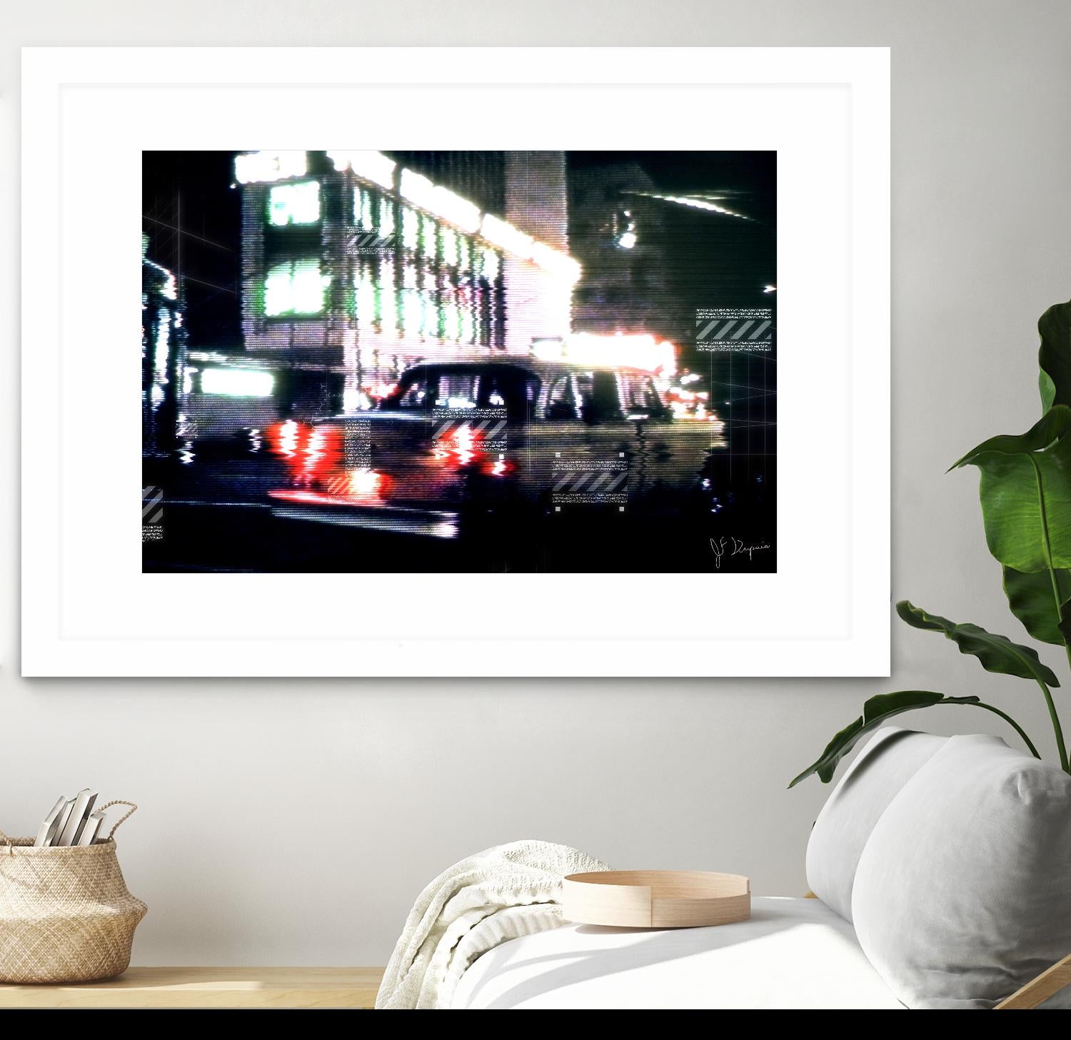 City Taxi I by Jean-François Dupuis on GIANT ART - red transportation voiture