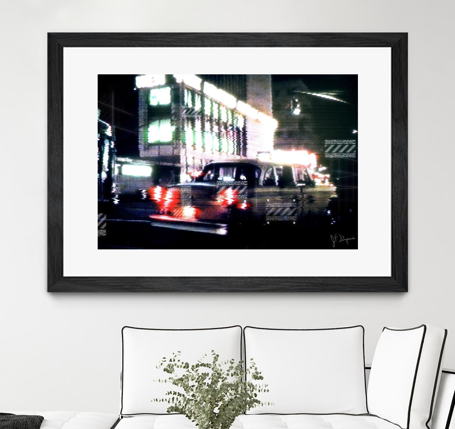 City Taxi I by Jean-François Dupuis on GIANT ART - red transportation voiture