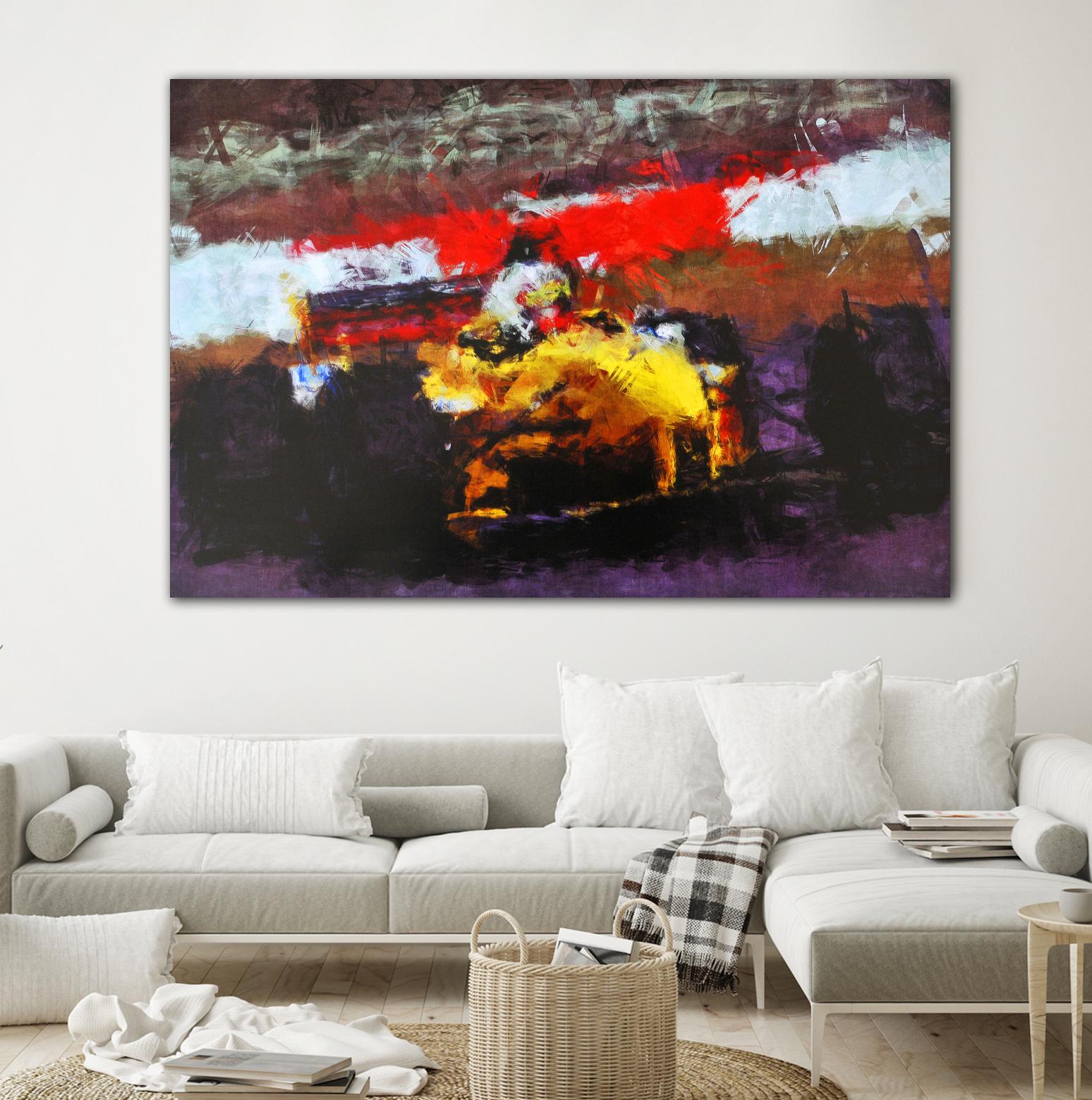 Racing car 5 by Jean-François Dupuis on GIANT ART - red transportation voiture de course