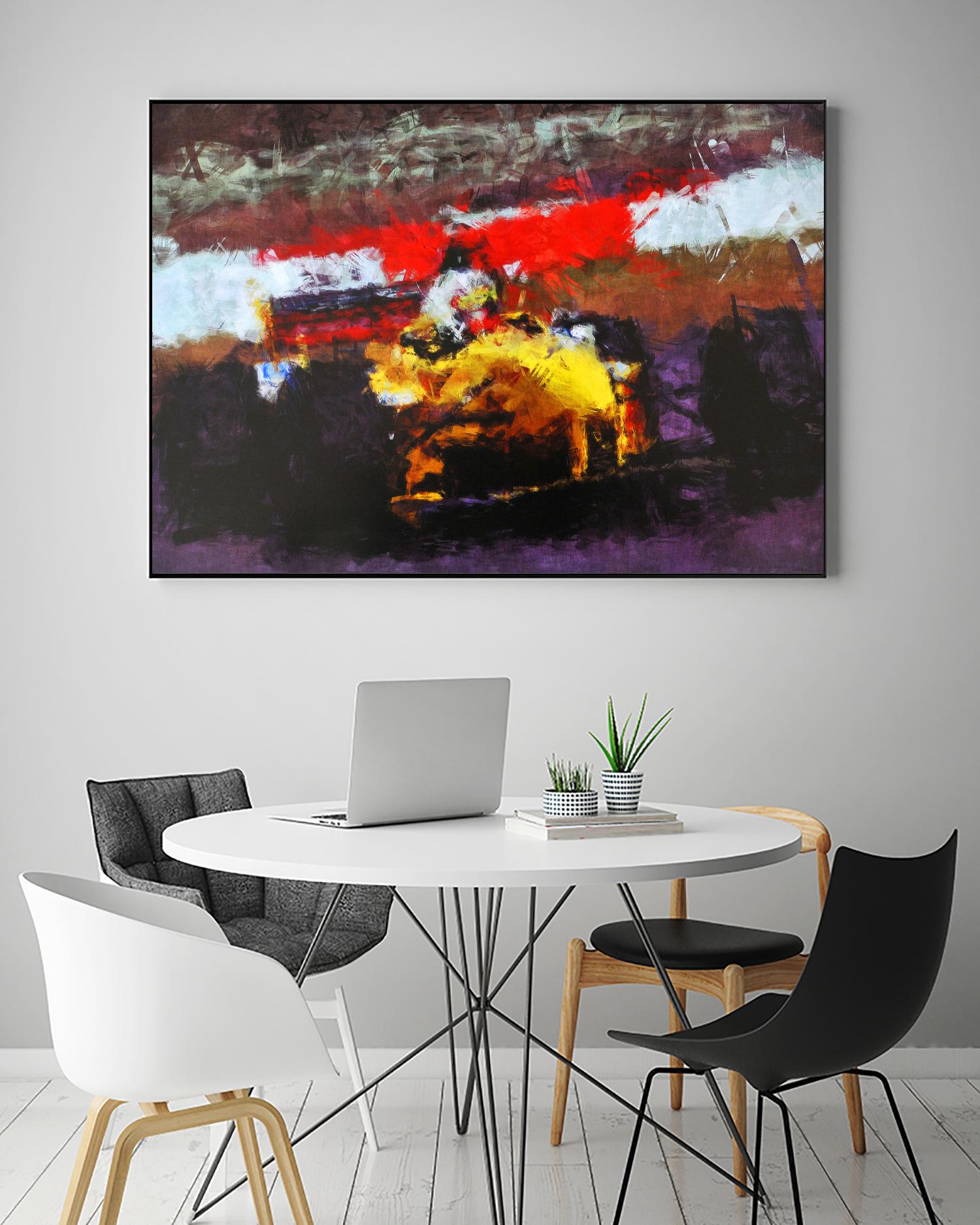 Racing car 5 by Jean-François Dupuis on GIANT ART - red transportation voiture de course