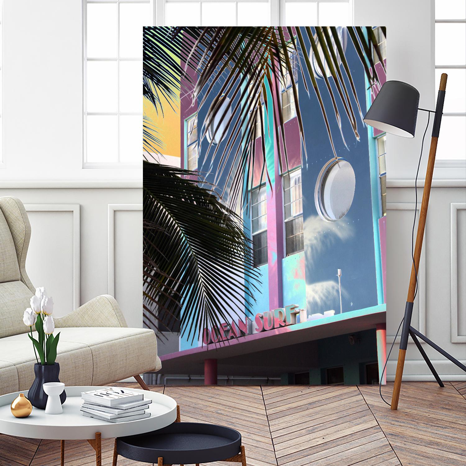 Ocean Surf by Rene Griffith on GIANT ART - pink tropical