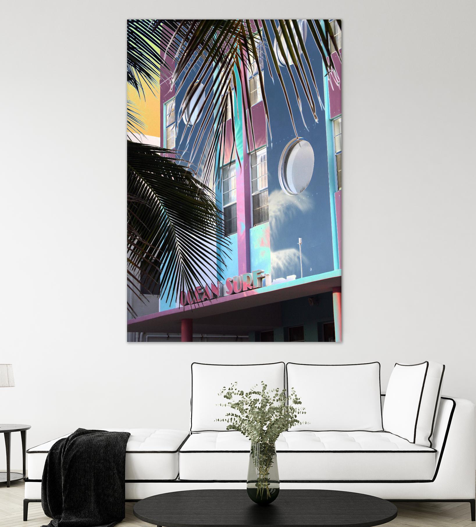 Ocean Surf by Rene Griffith on GIANT ART - pink tropical