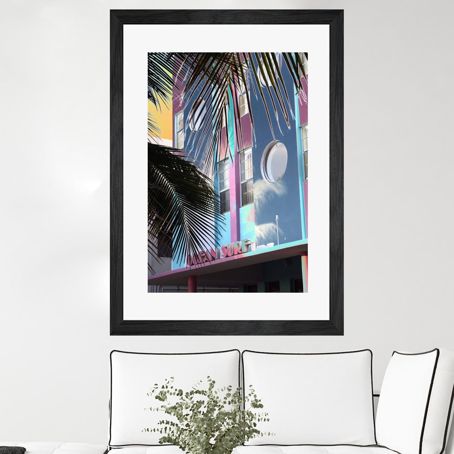 Ocean Surf by Rene Griffith on GIANT ART - pink costal miami