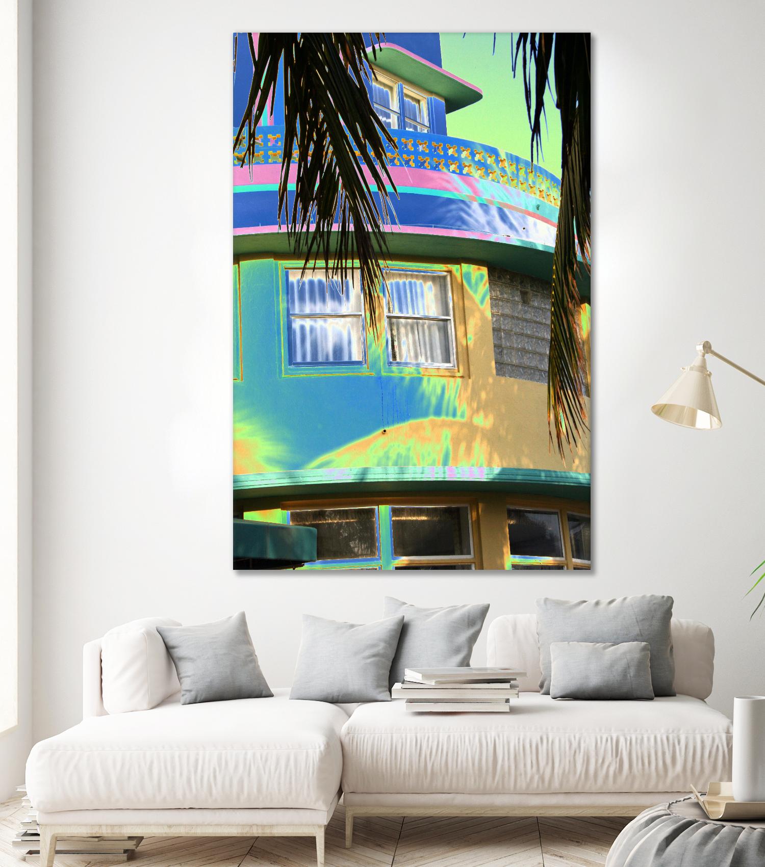 Surfside by Rene Griffith on GIANT ART - green tropical