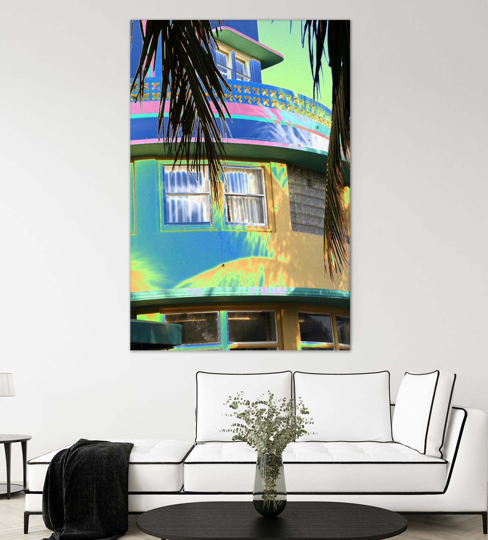 Surfside by Rene Griffith on GIANT ART - green tropical