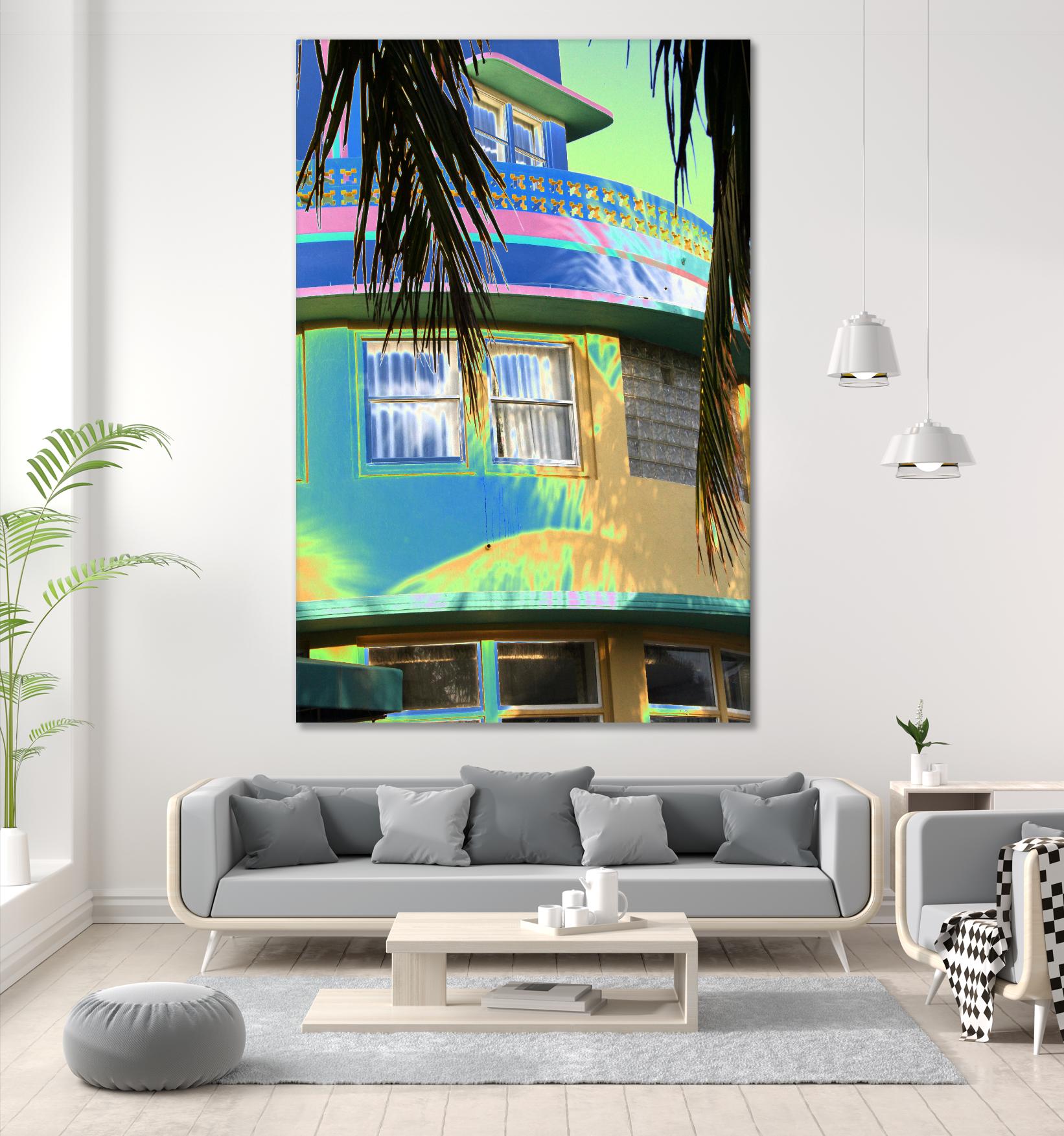 Surfside by Rene Griffith on GIANT ART - green tropical