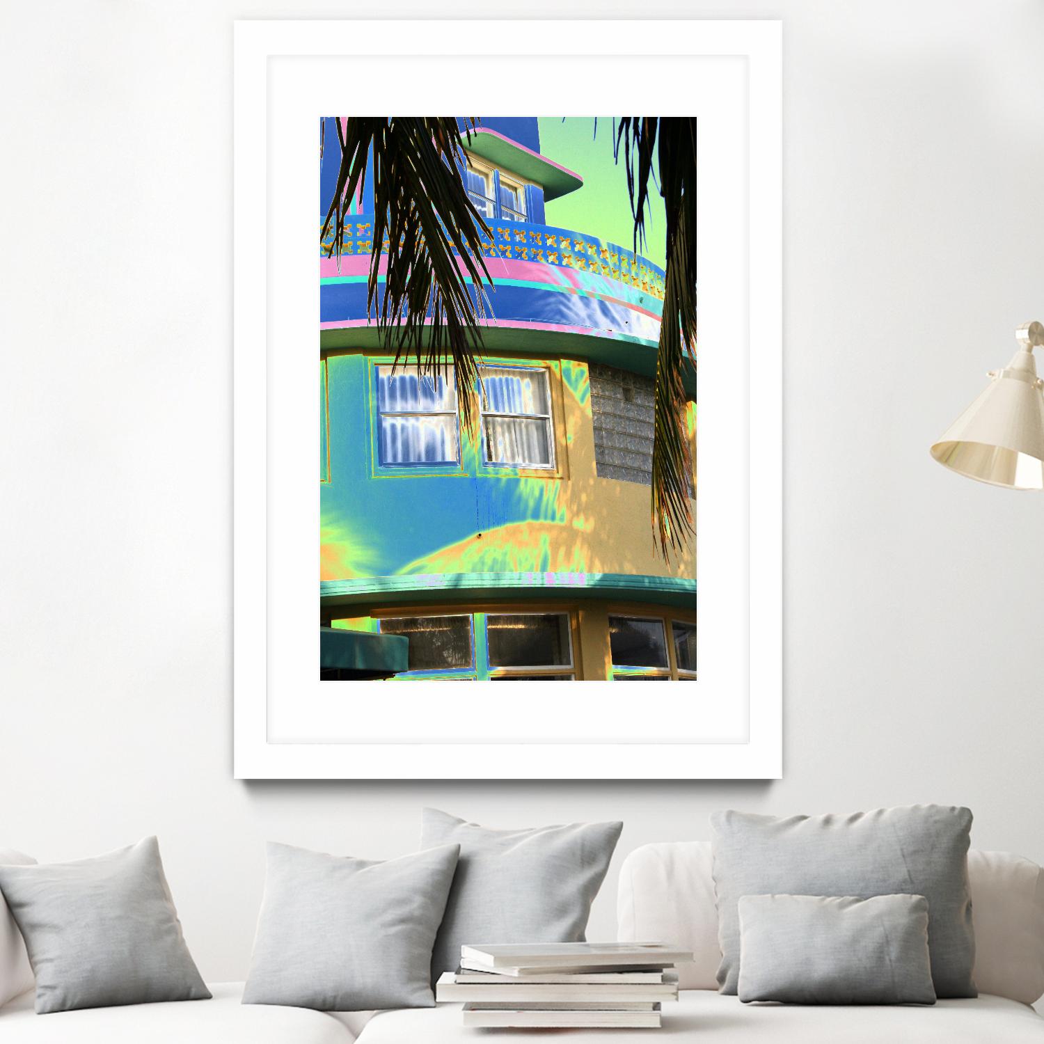 Surfside by Rene Griffith on GIANT ART - green costal miami