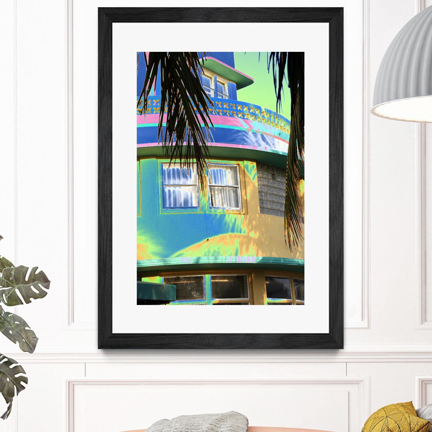 Surfside by Rene Griffith on GIANT ART - green costal miami