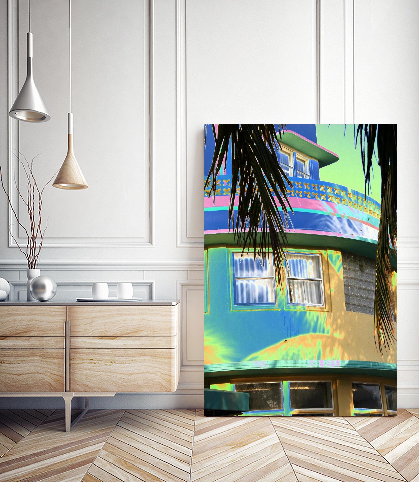 Surfside by Rene Griffith on GIANT ART - green costal miami