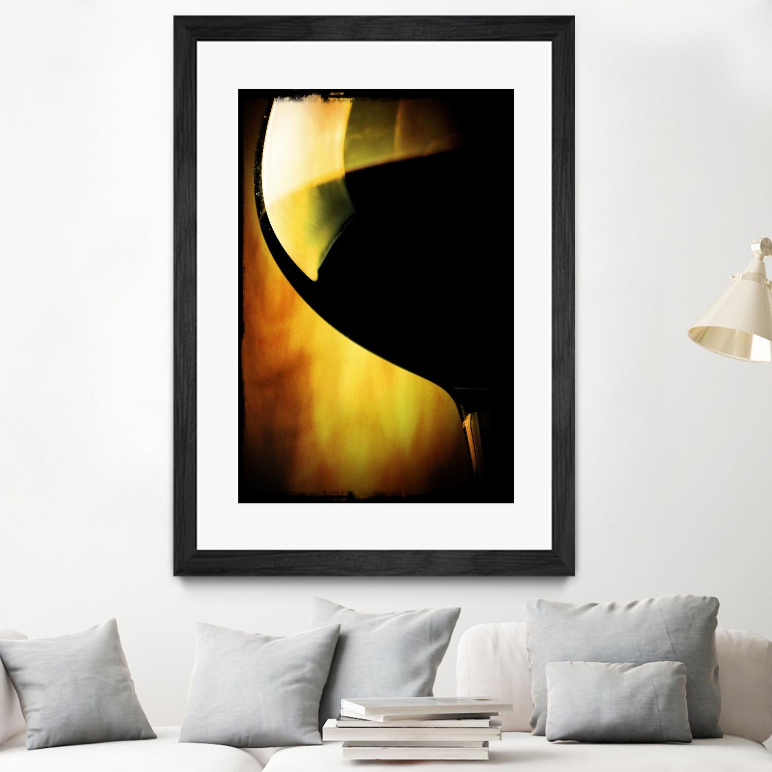 Vino tinto 3 by Jean-François Dupuis on GIANT ART - orange fruit-food-drink glass