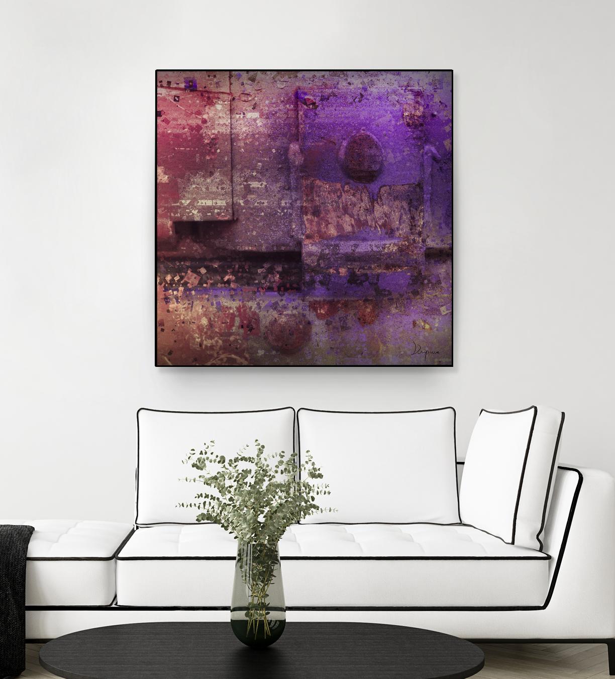 Mauve Désir VIII by Jean-François Dupuis on GIANT ART - pink abstract rust
