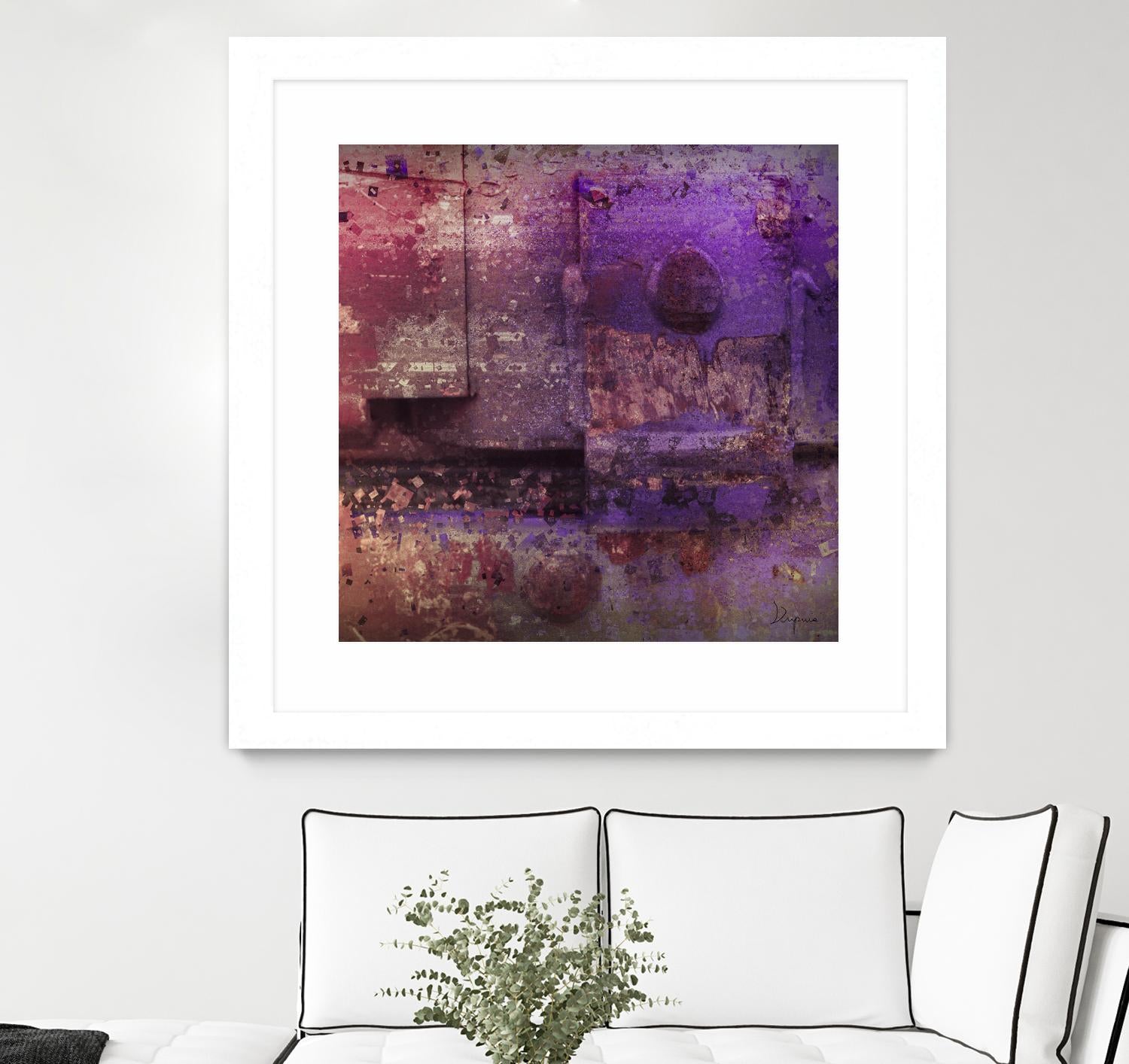 Mauve Désir VIII by Jean-François Dupuis on GIANT ART - pink abstract rust