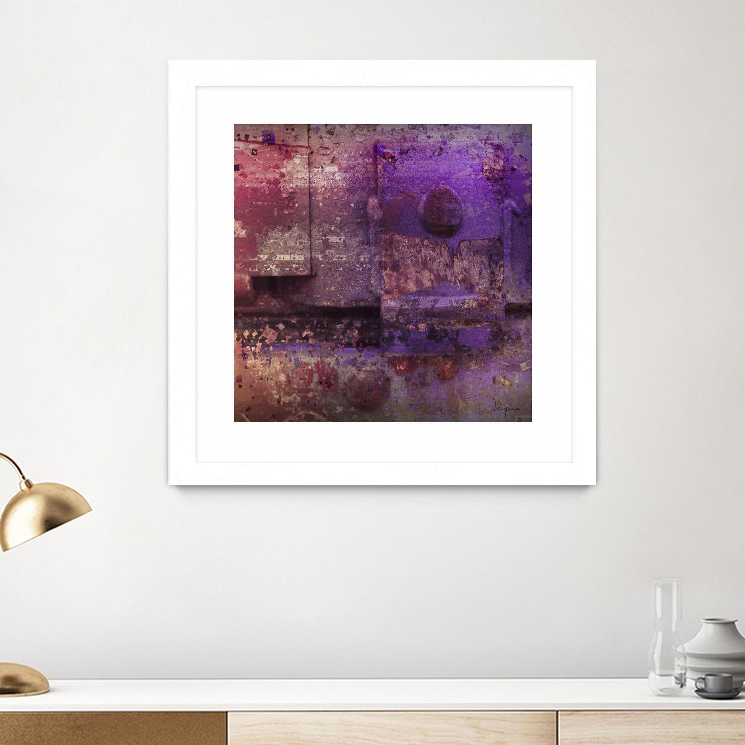 Mauve Désir VIII by Jean-François Dupuis on GIANT ART - pink abstract rust