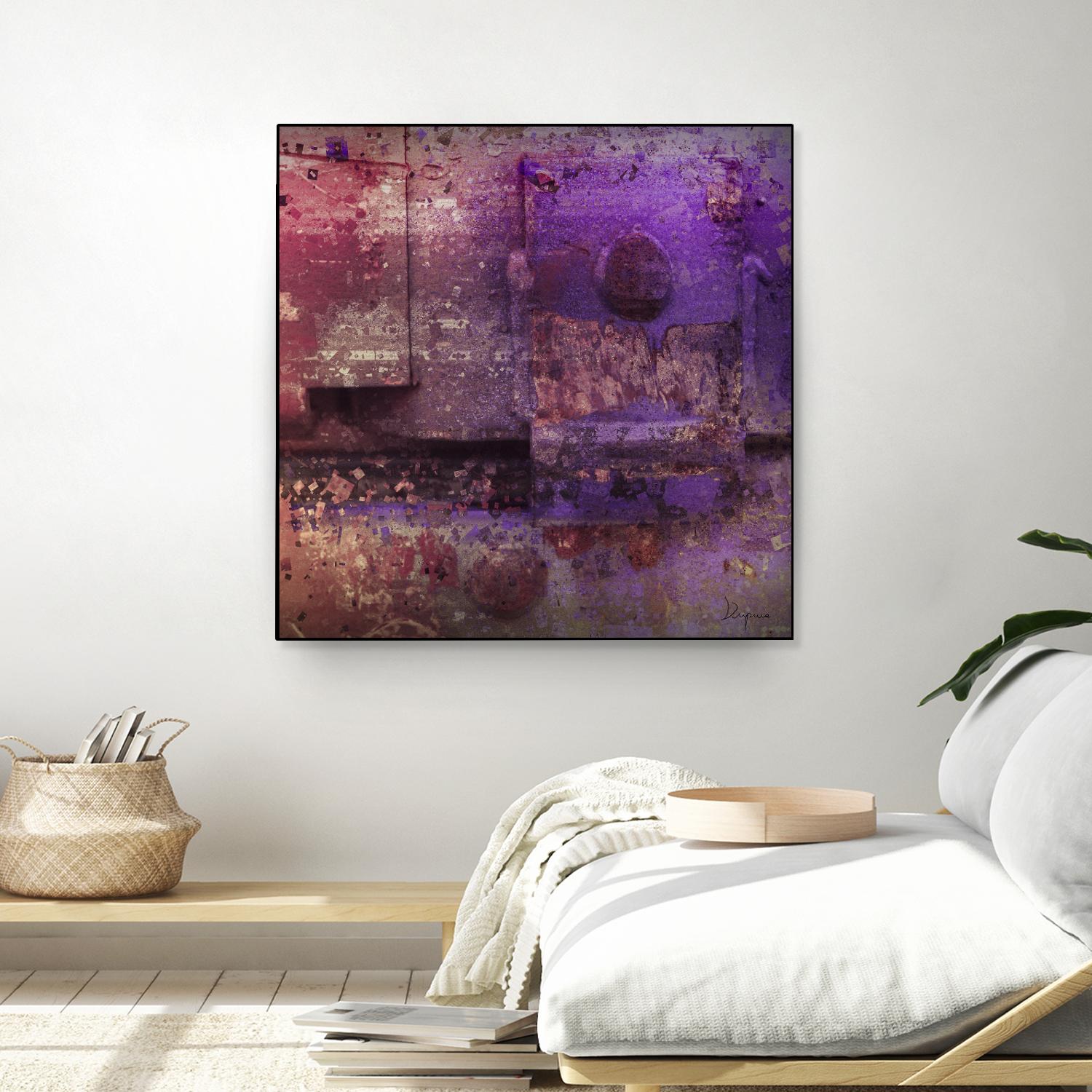 Mauve Désir VIII by Jean-François Dupuis on GIANT ART - pink abstract rust