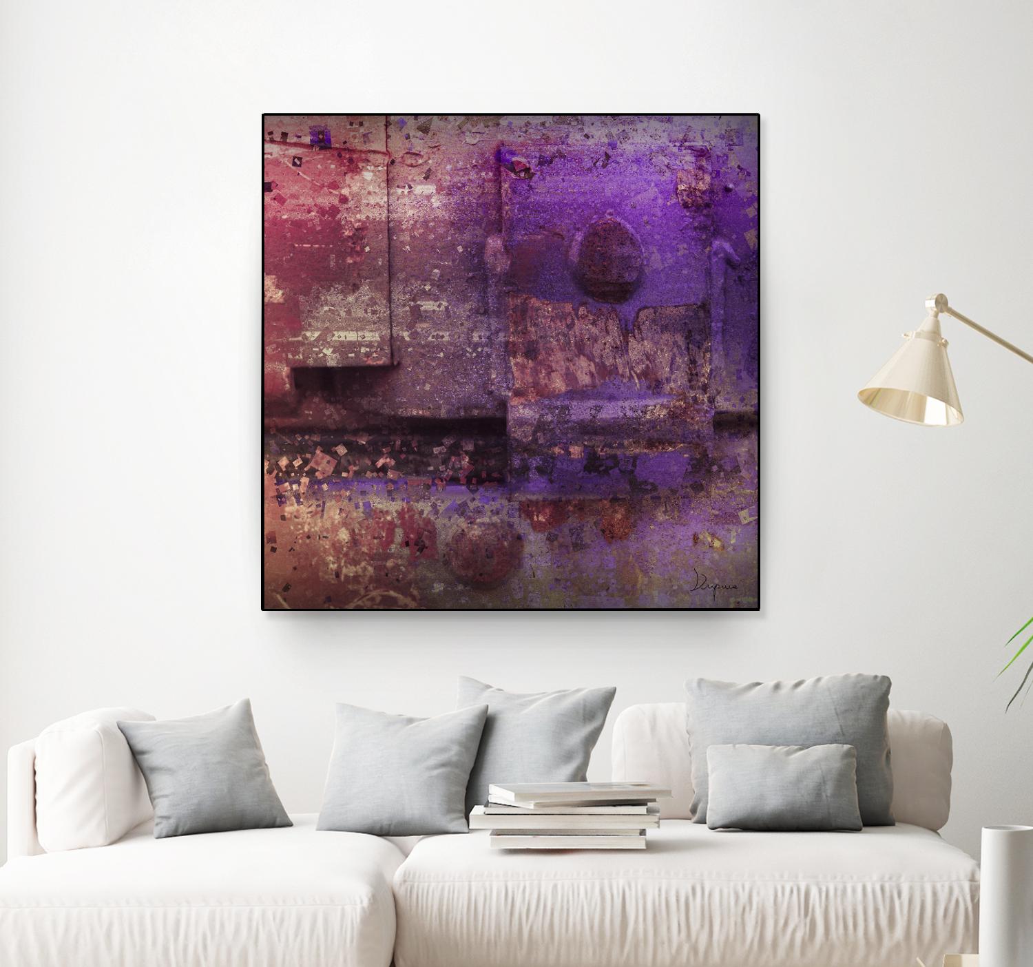 Mauve Désir VIII by Jean-François Dupuis on GIANT ART - pink abstract rust