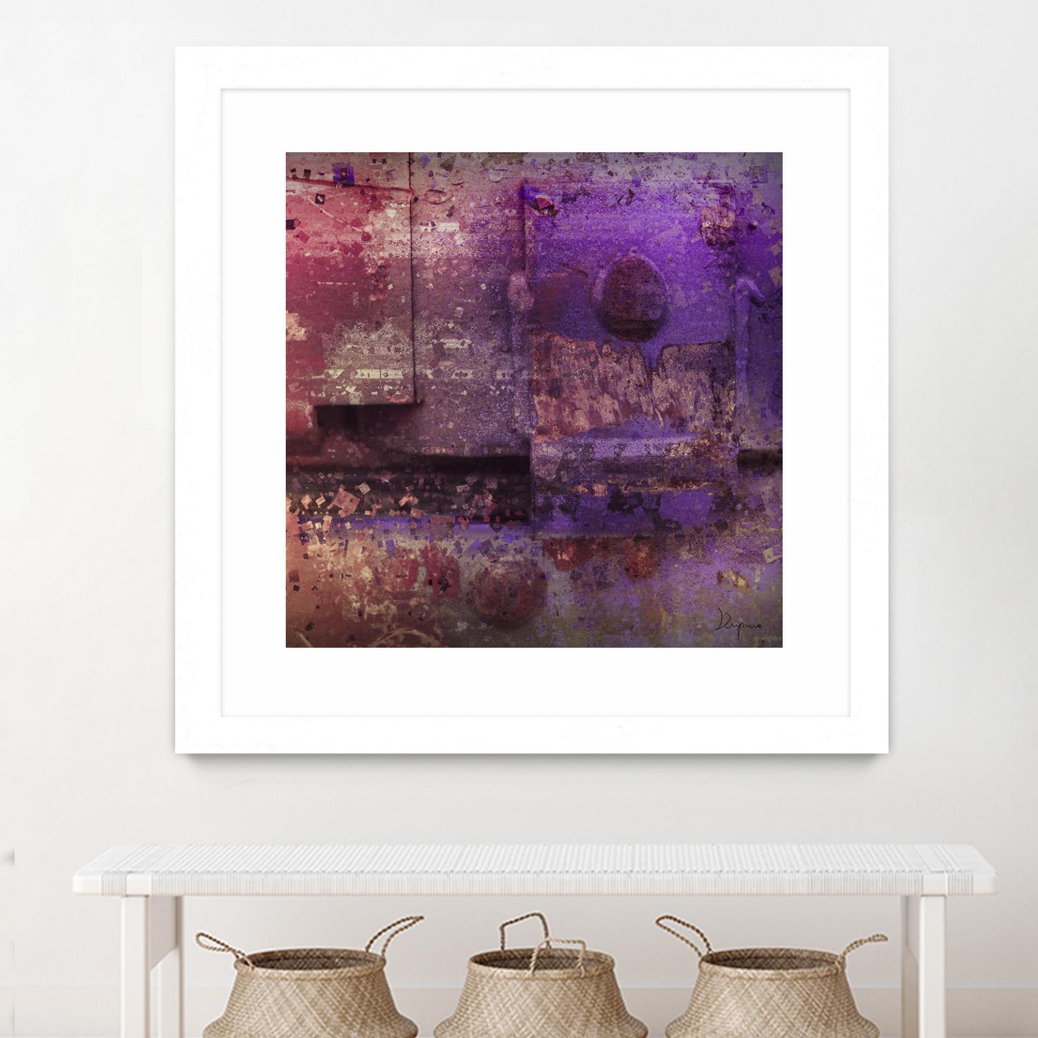 Mauve Désir VIII by Jean-François Dupuis on GIANT ART - pink abstract rust